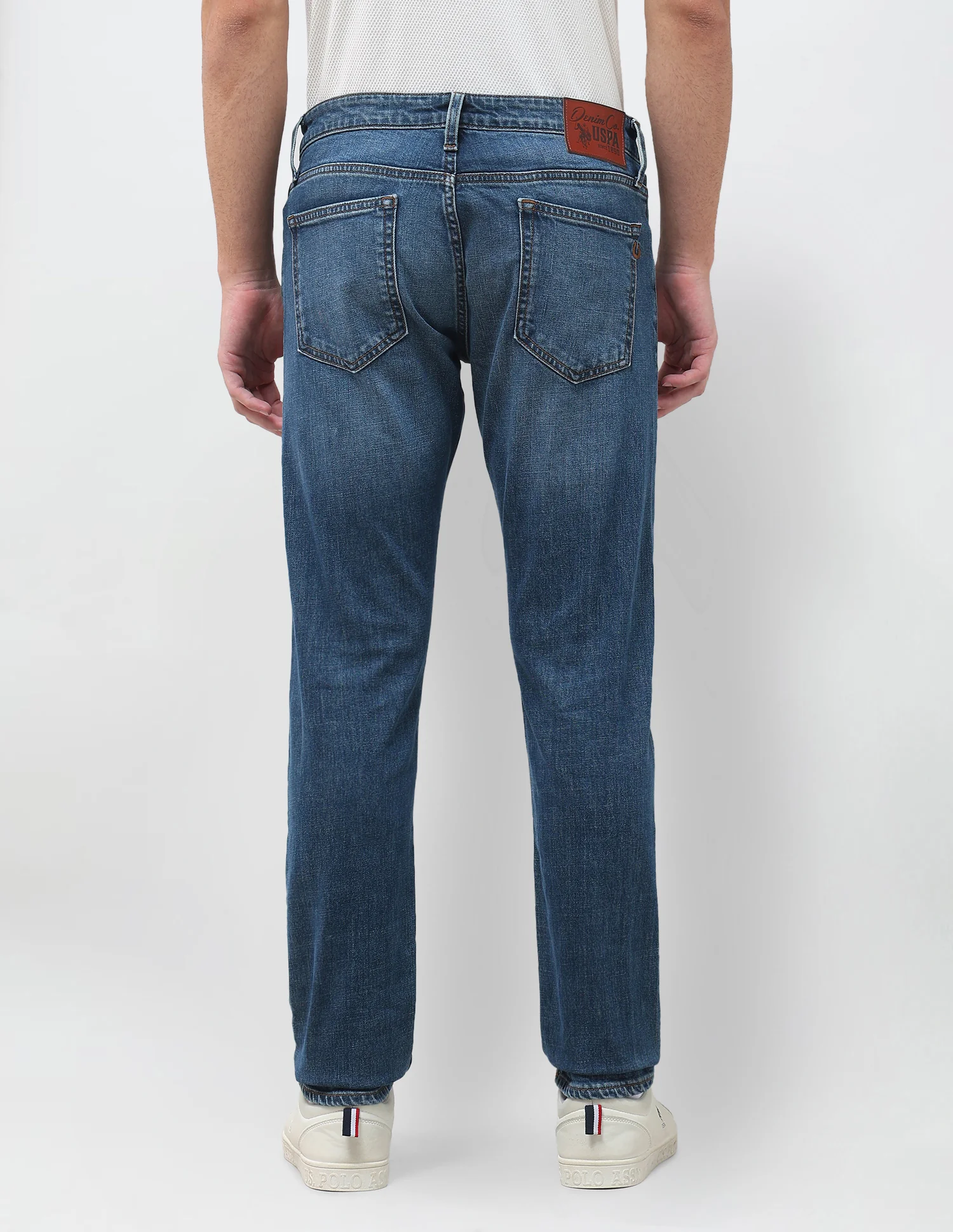 Brandon Slim Tapered Fit Blue Jeans - Image 5