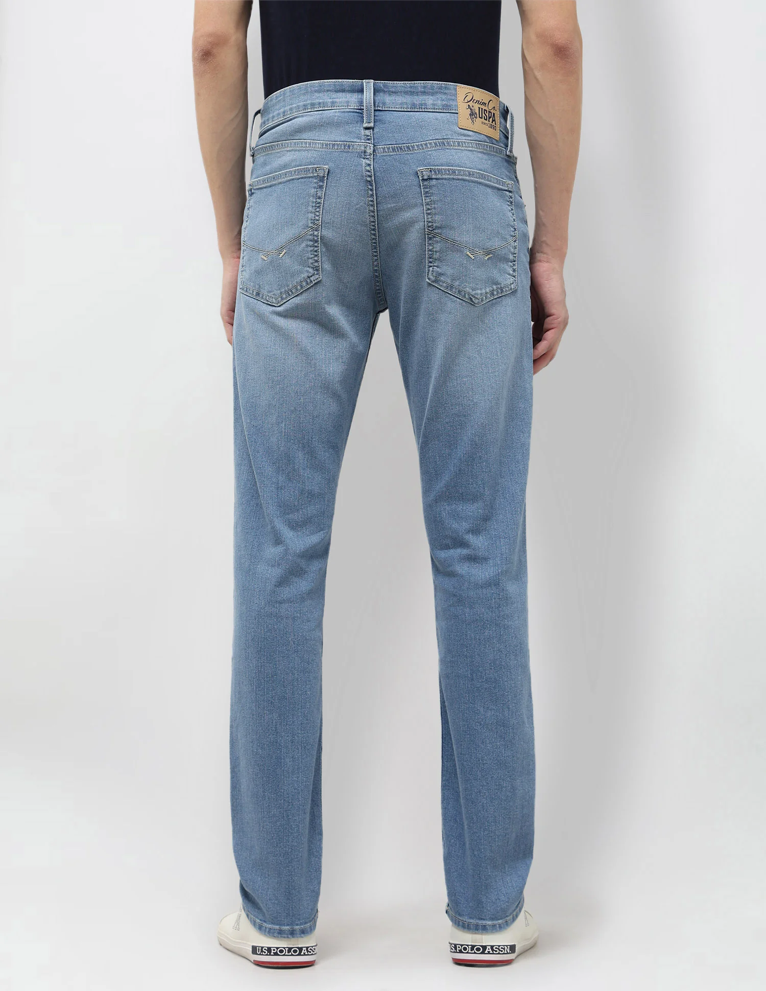 Brandon Slim Tapered Fit Blue Jeans - Image 5