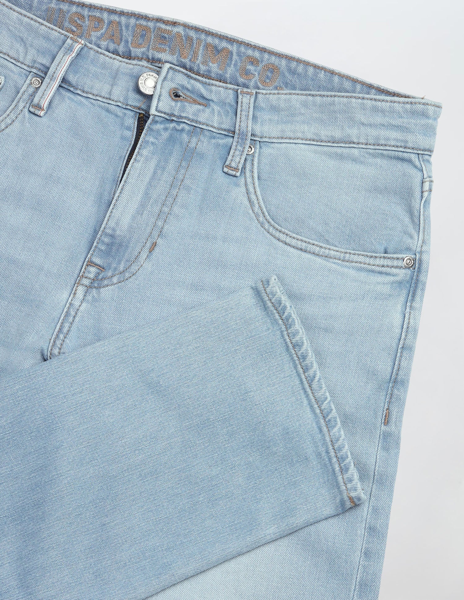 Brandon Slim Tapered Fit Blue Jeans - Image 2
