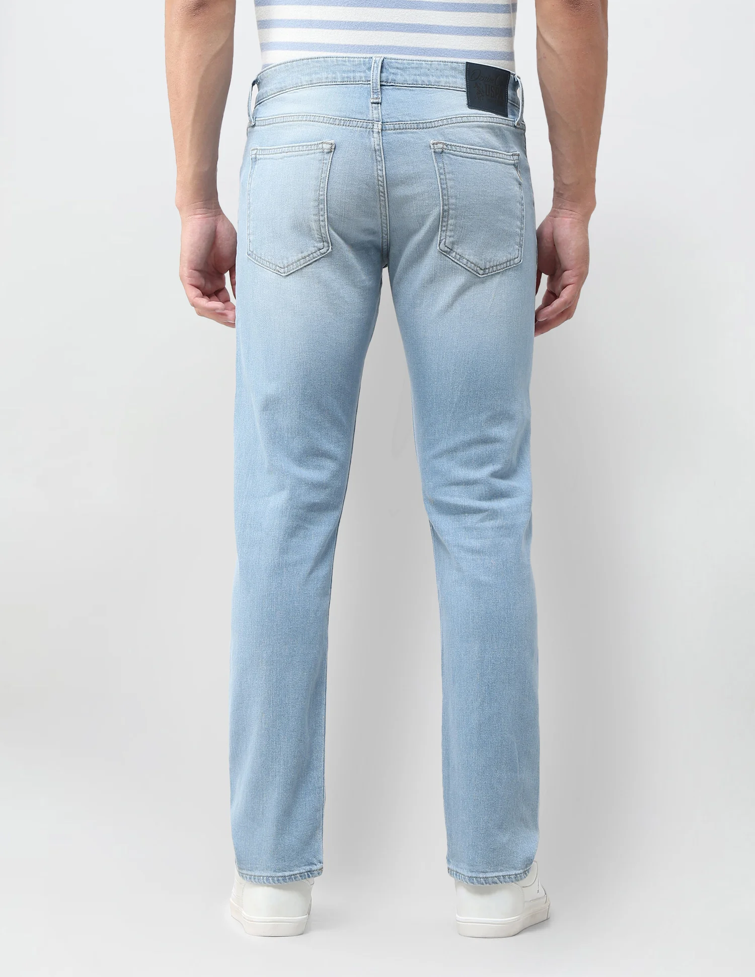 Brandon Slim Tapered Fit Blue Jeans - Image 5