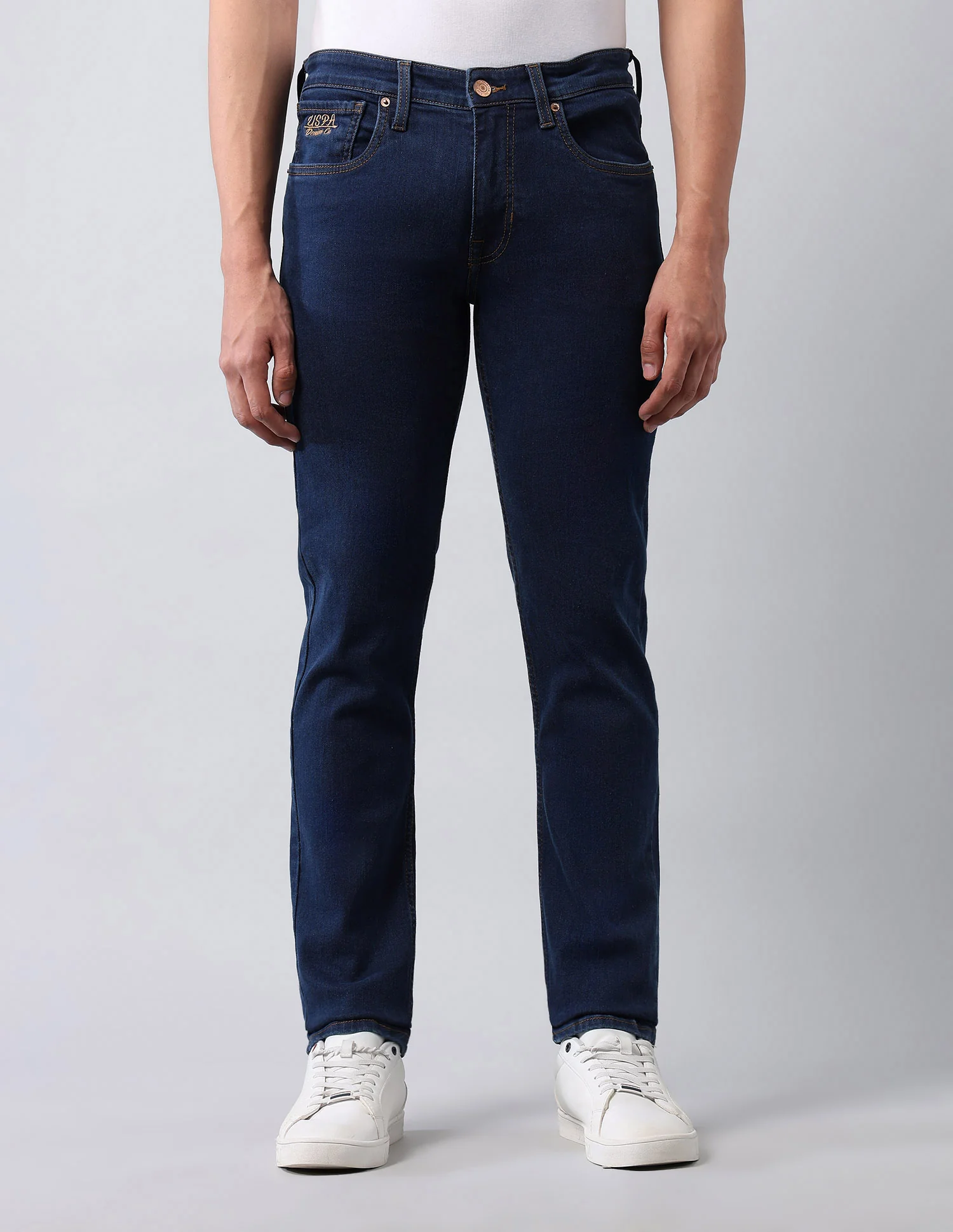 Brandon Slim Tapered Fit Blue Jeans - Image 6