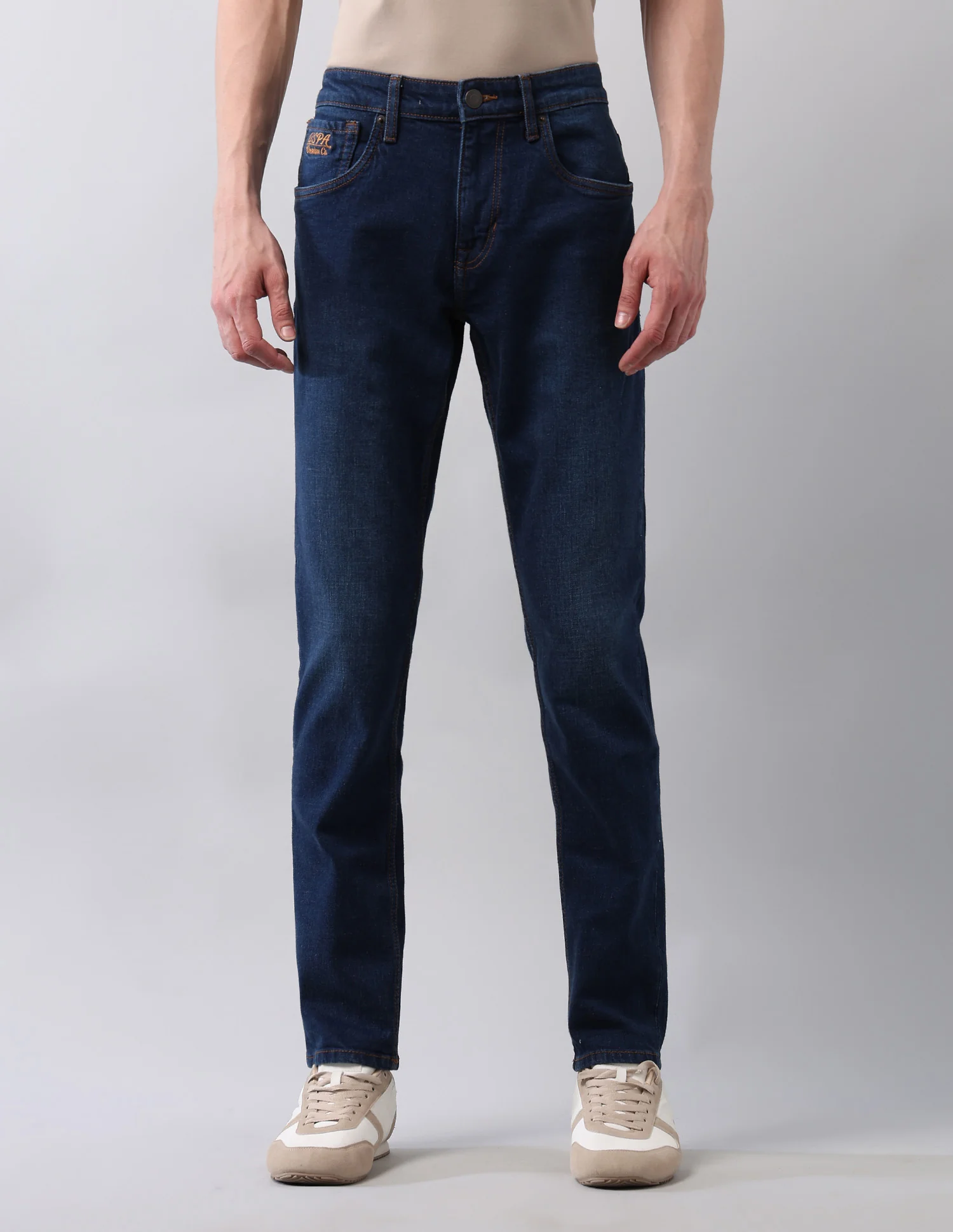 Brandon Slim Tapered Fit Blue Jeans - Image 6