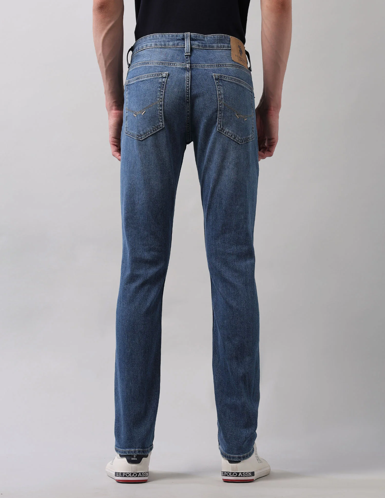 Brandon Slim Tapered Fit Blue Jeans - Image 5