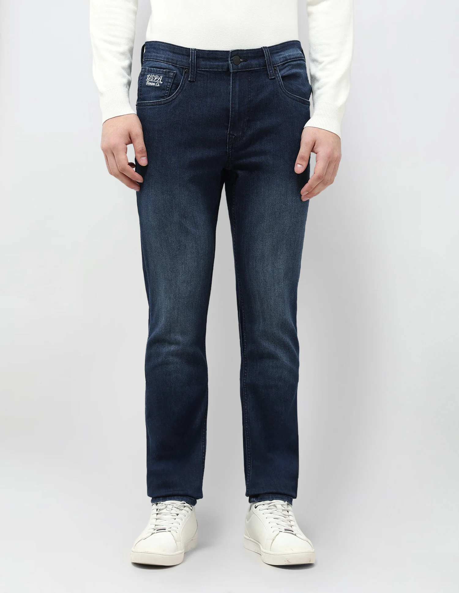 Brandon Slim Tapered Fit Blue Jeans - Image 6