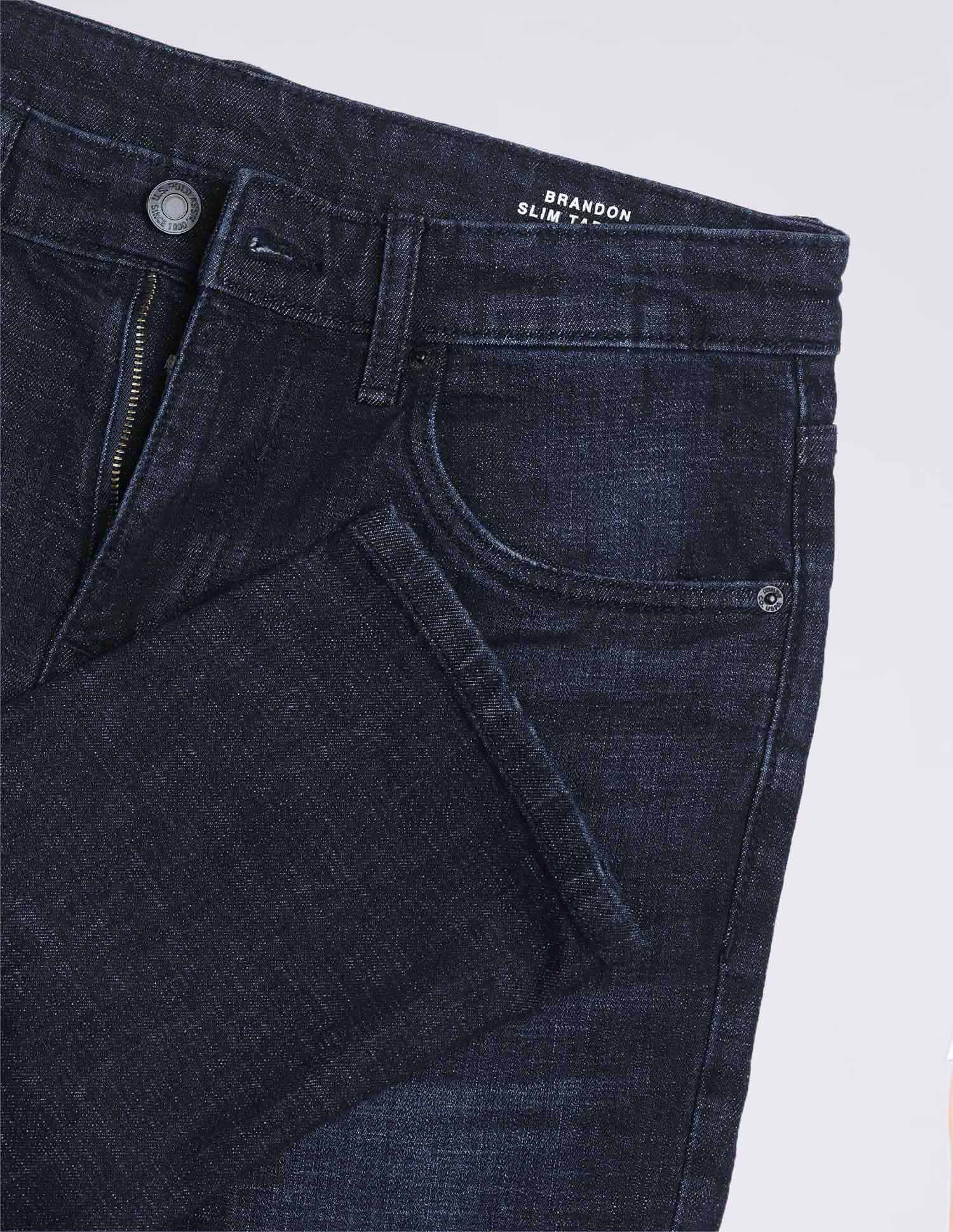 Brandon Slim Tapered Fit Blue Jeans - Image 2