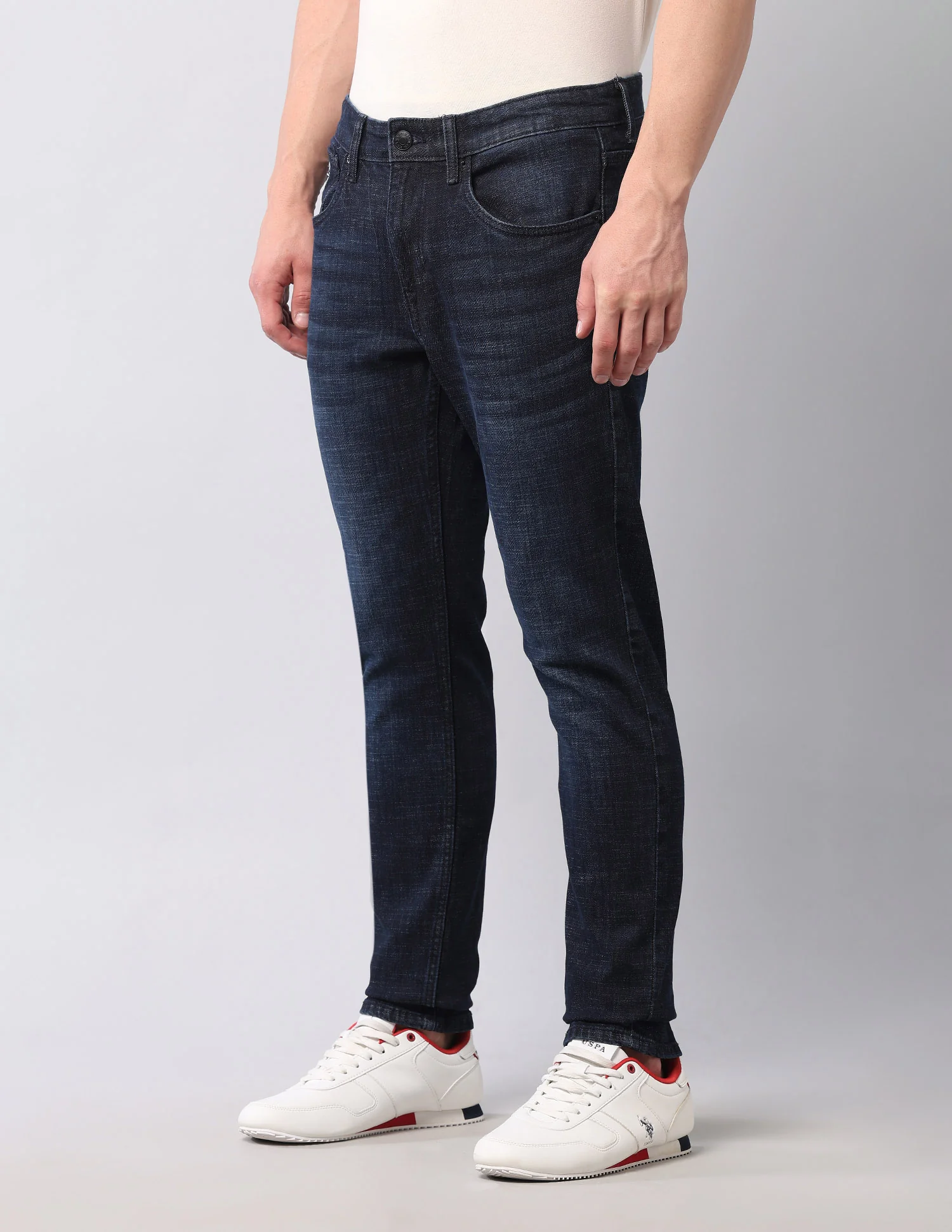 Brandon Slim Tapered Fit Blue Jeans - Image 4