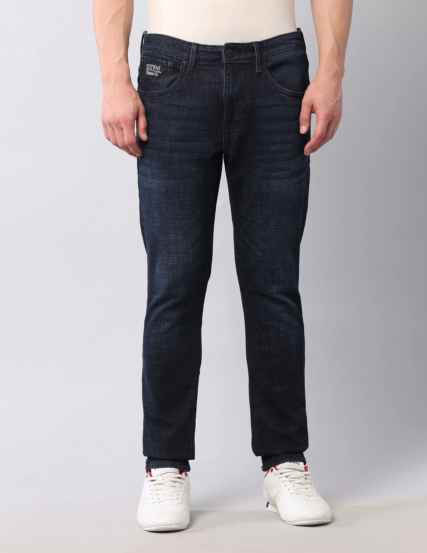 Brandon Slim Tapered Fit Blue Jeans - Image 6