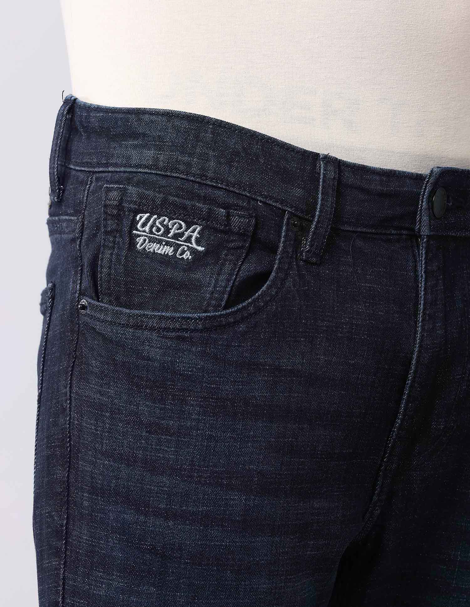Brandon Slim Tapered Fit Blue Jeans - Image 7