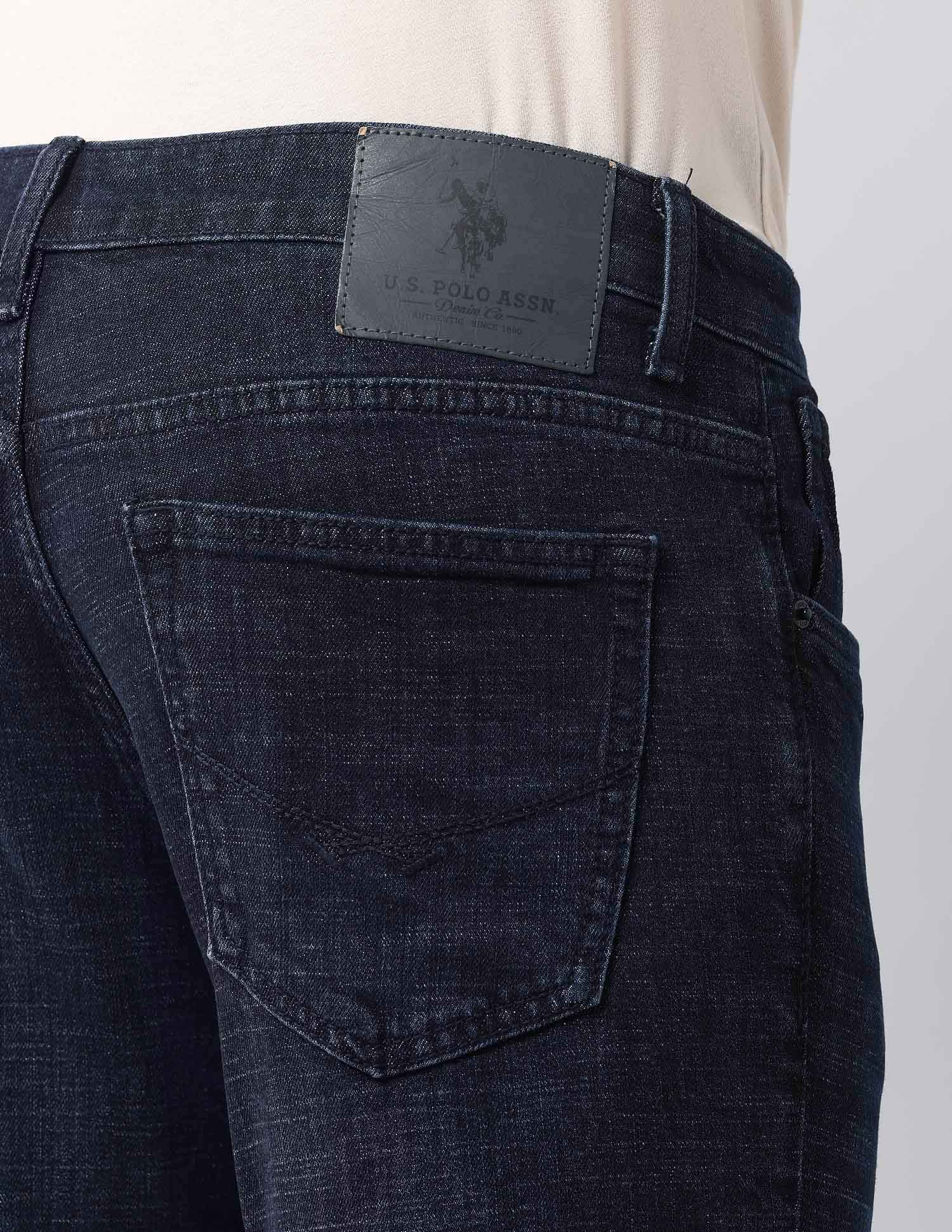 Brandon Slim Tapered Fit Blue Jeans - Image 8