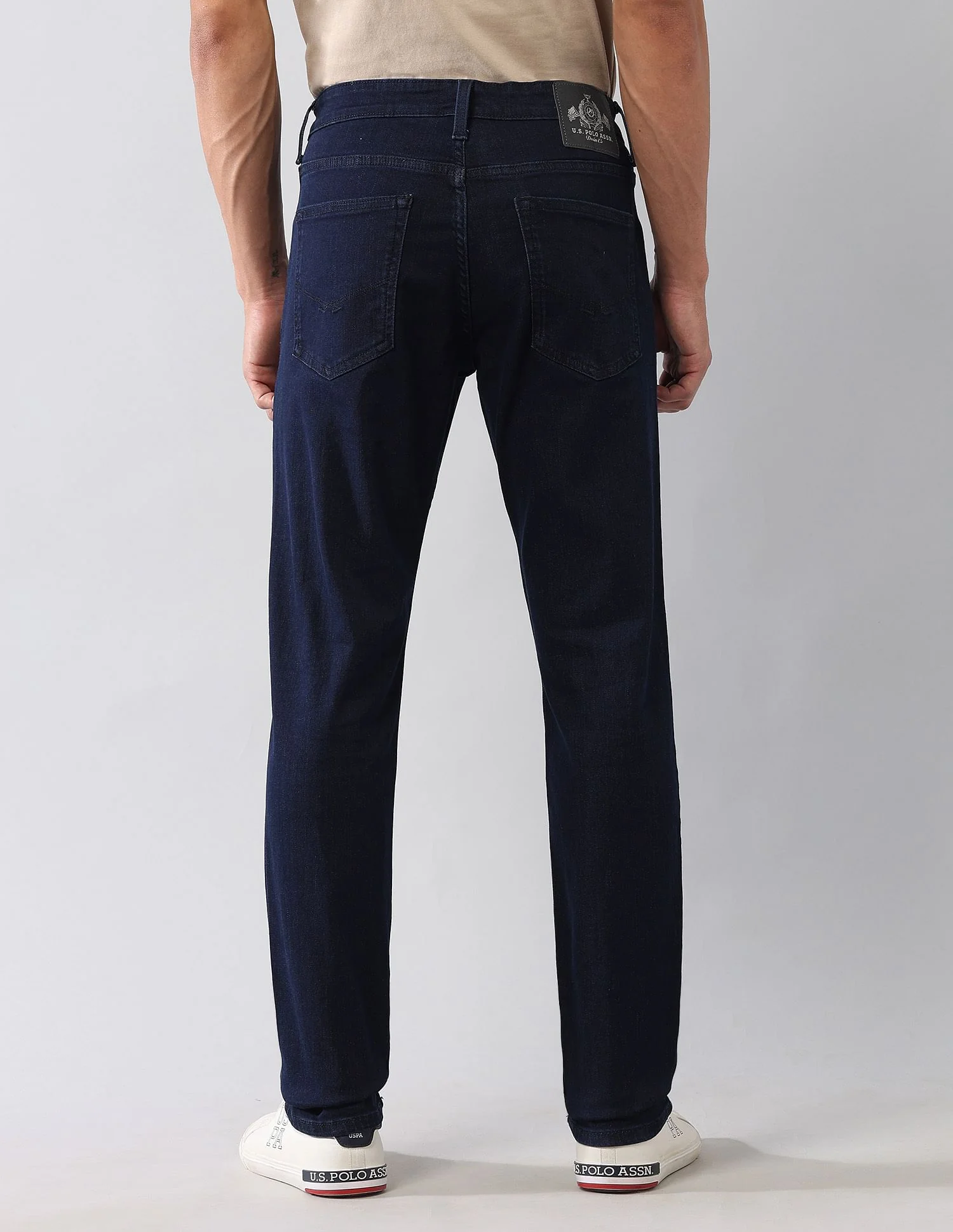 Brandon Slim Tapered Fit Blue Jeans - Image 5
