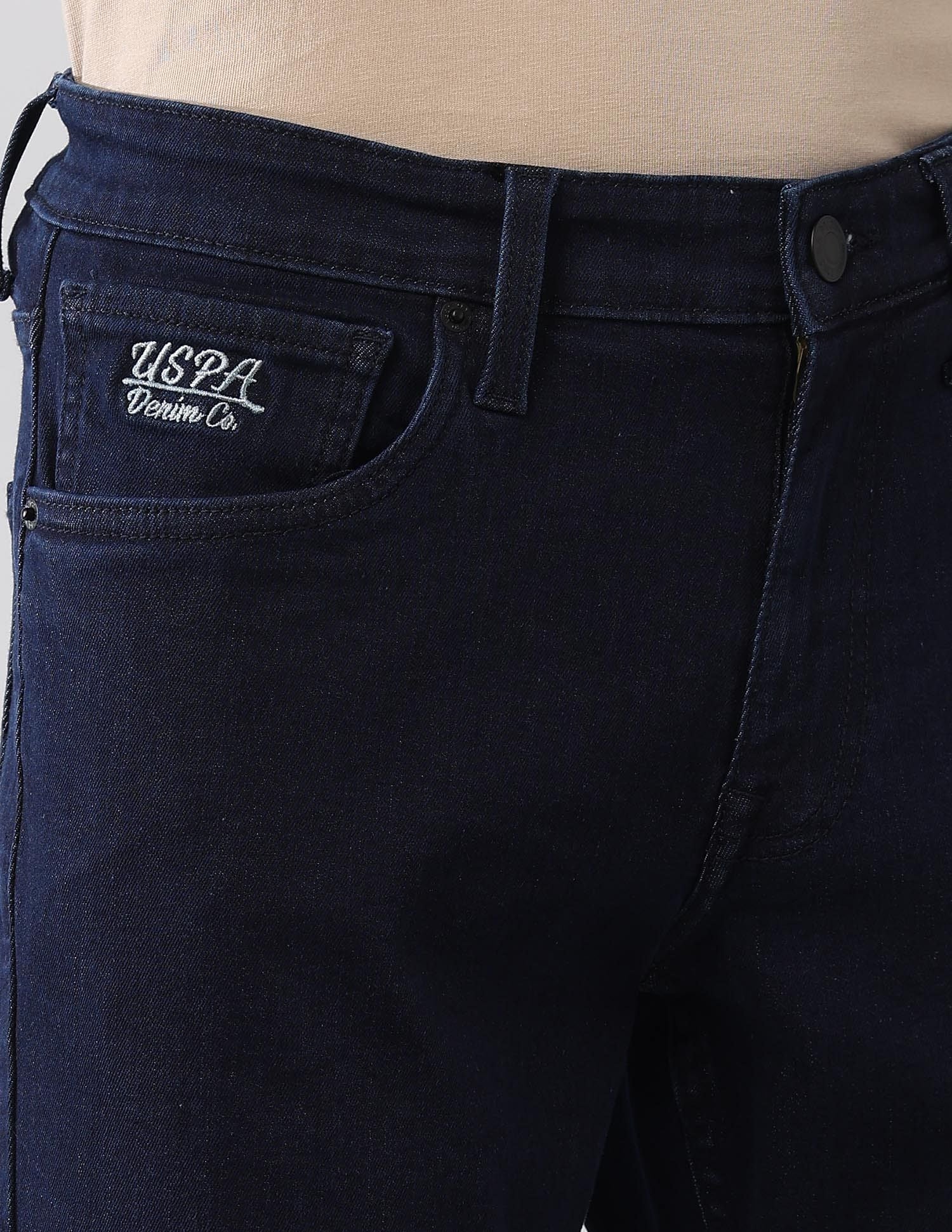 Brandon Slim Tapered Fit Blue Jeans - Image 7