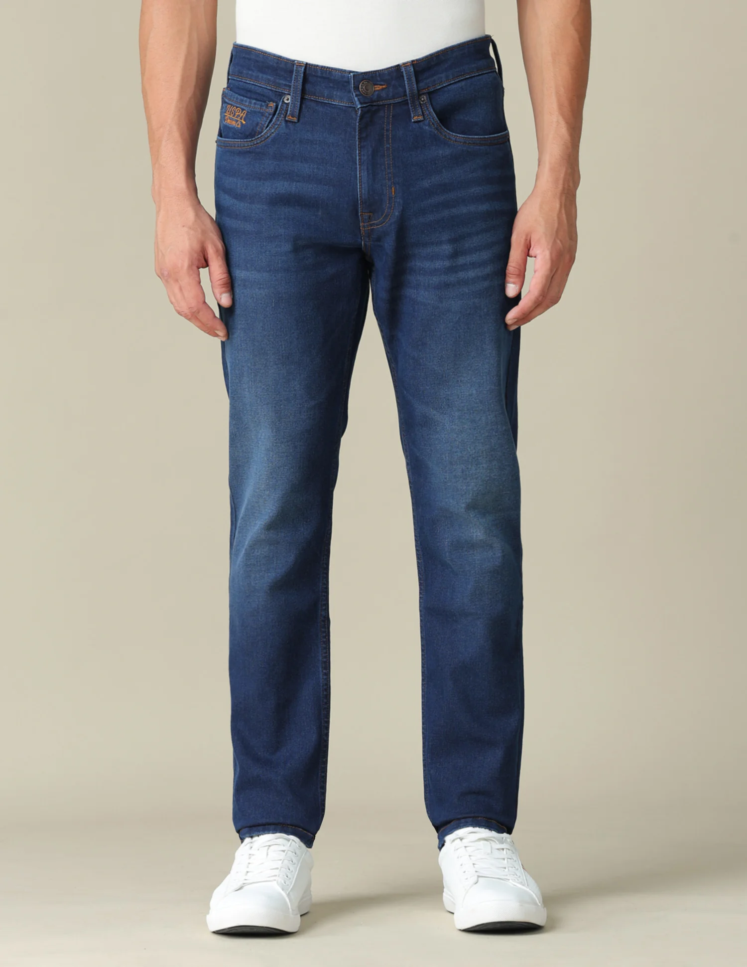 Brandon Slim Tapered Fit Blue Jeans - Image 6