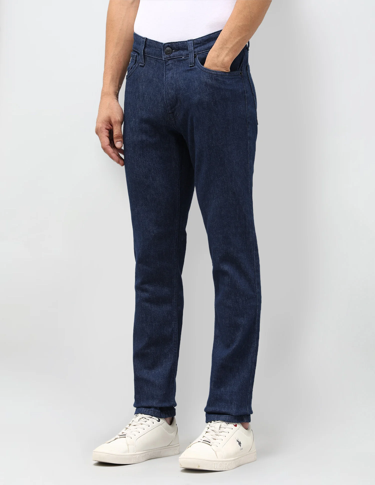 Brandon Slim Tapered Fit Blue Jeans - Image 4