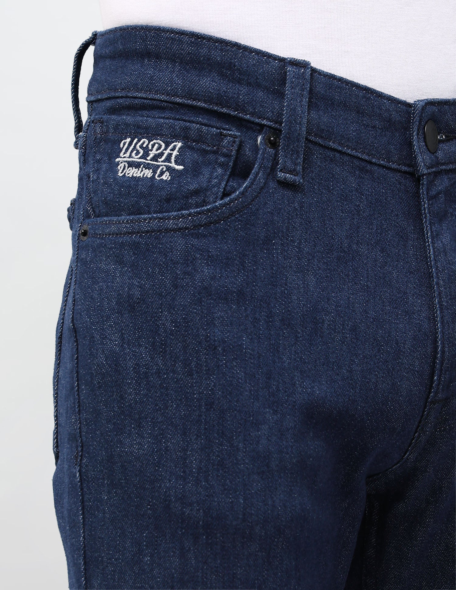 Brandon Slim Tapered Fit Blue Jeans - Image 7