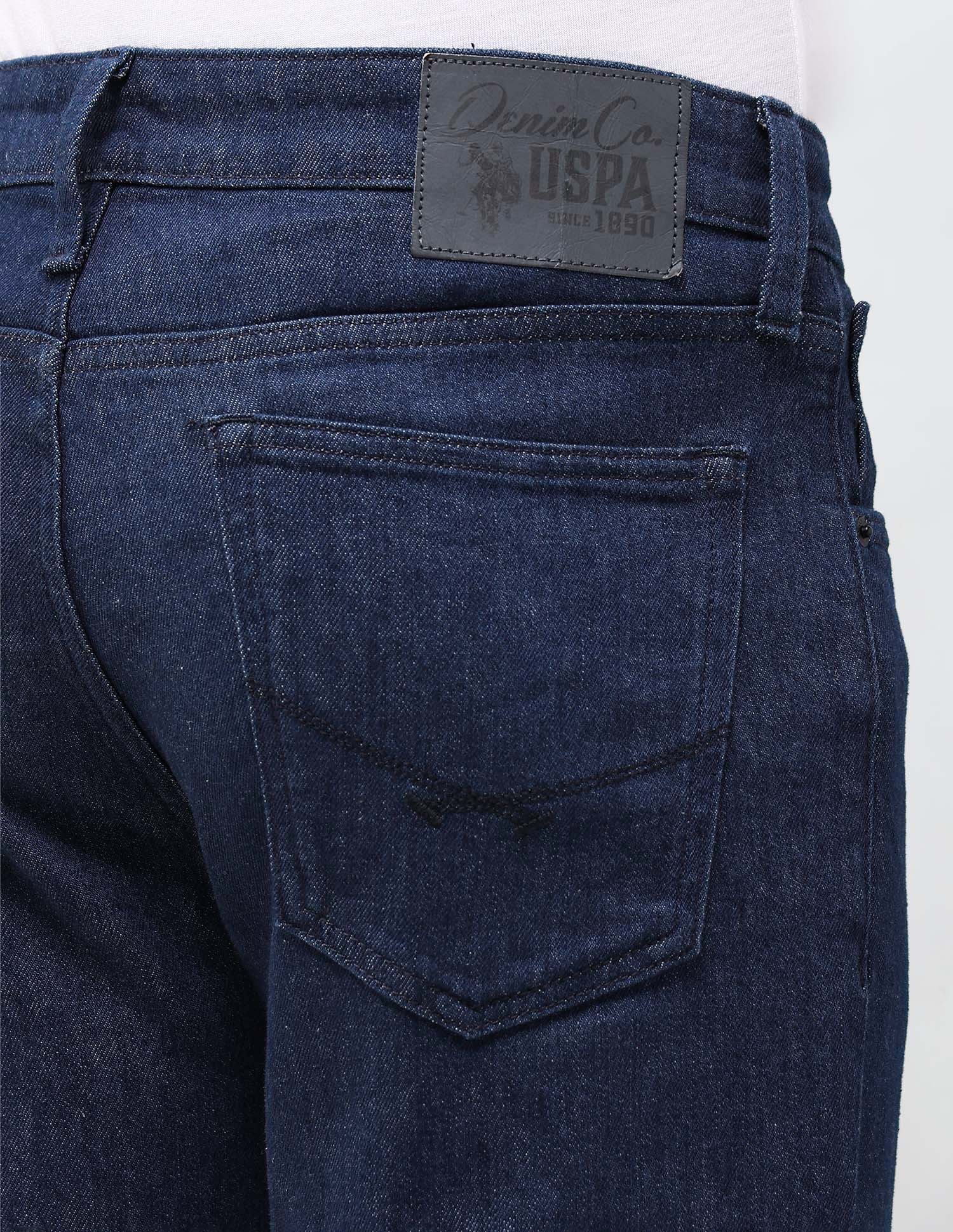 Brandon Slim Tapered Fit Blue Jeans - Image 8