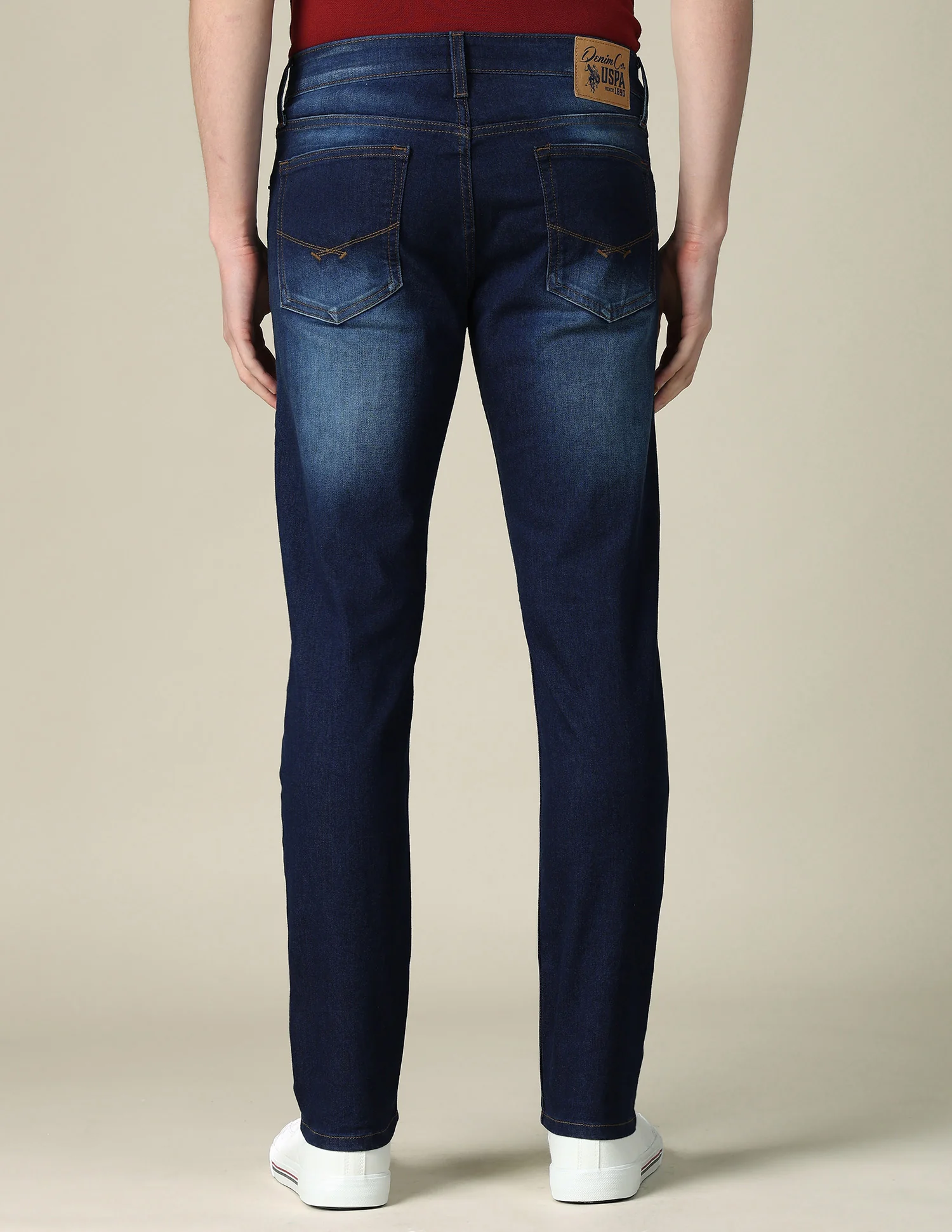Brandon Slim Tapered Fit Blue Jeans - Image 5