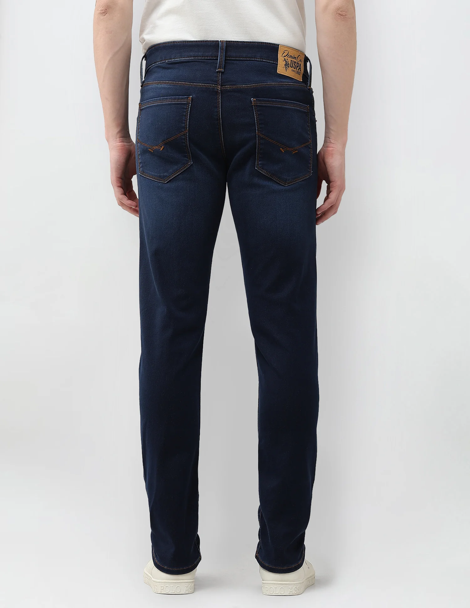 Brandon Slim Tapered Fit Blue Jeans - Image 5