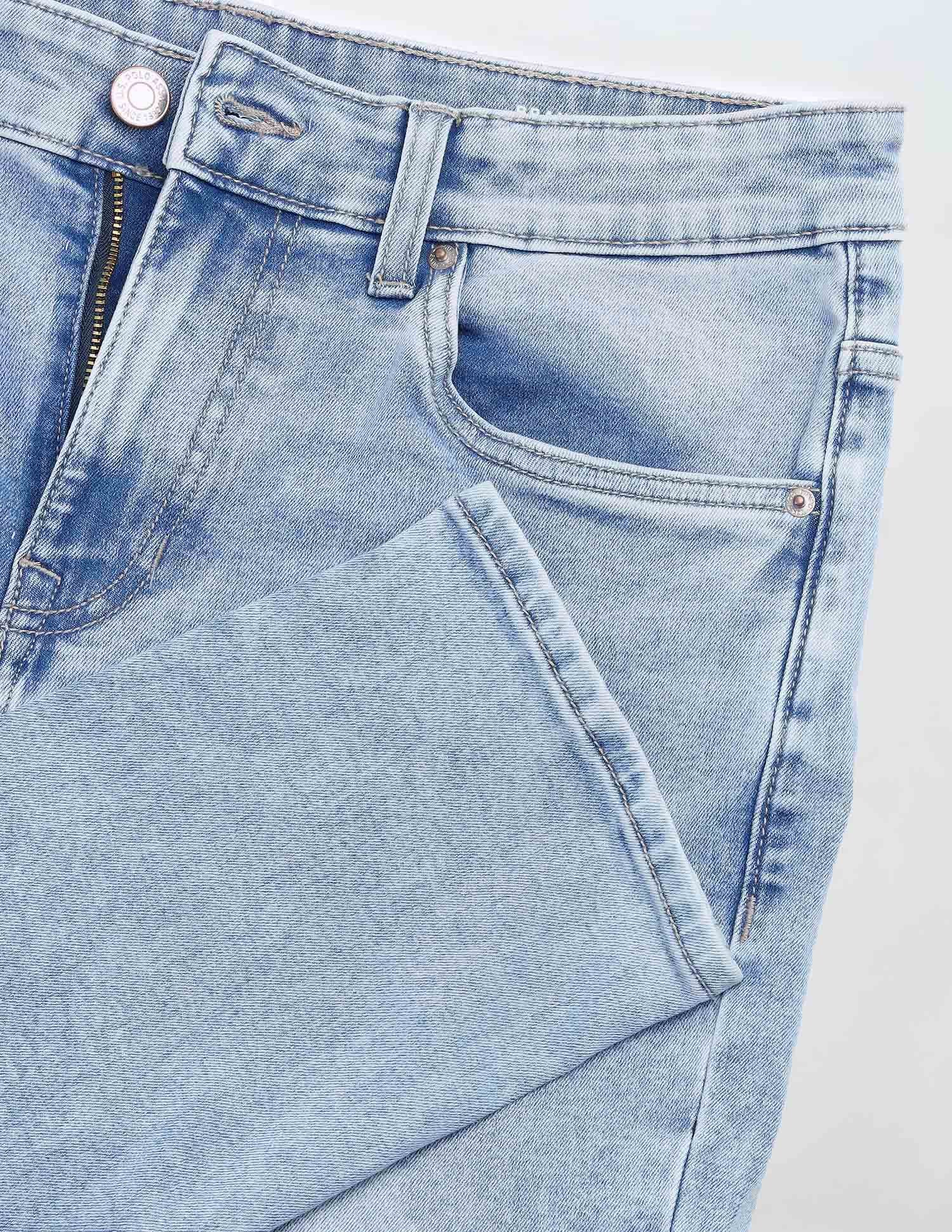 Brandon Slim Tapered Fit Blue Jeans - Image 2