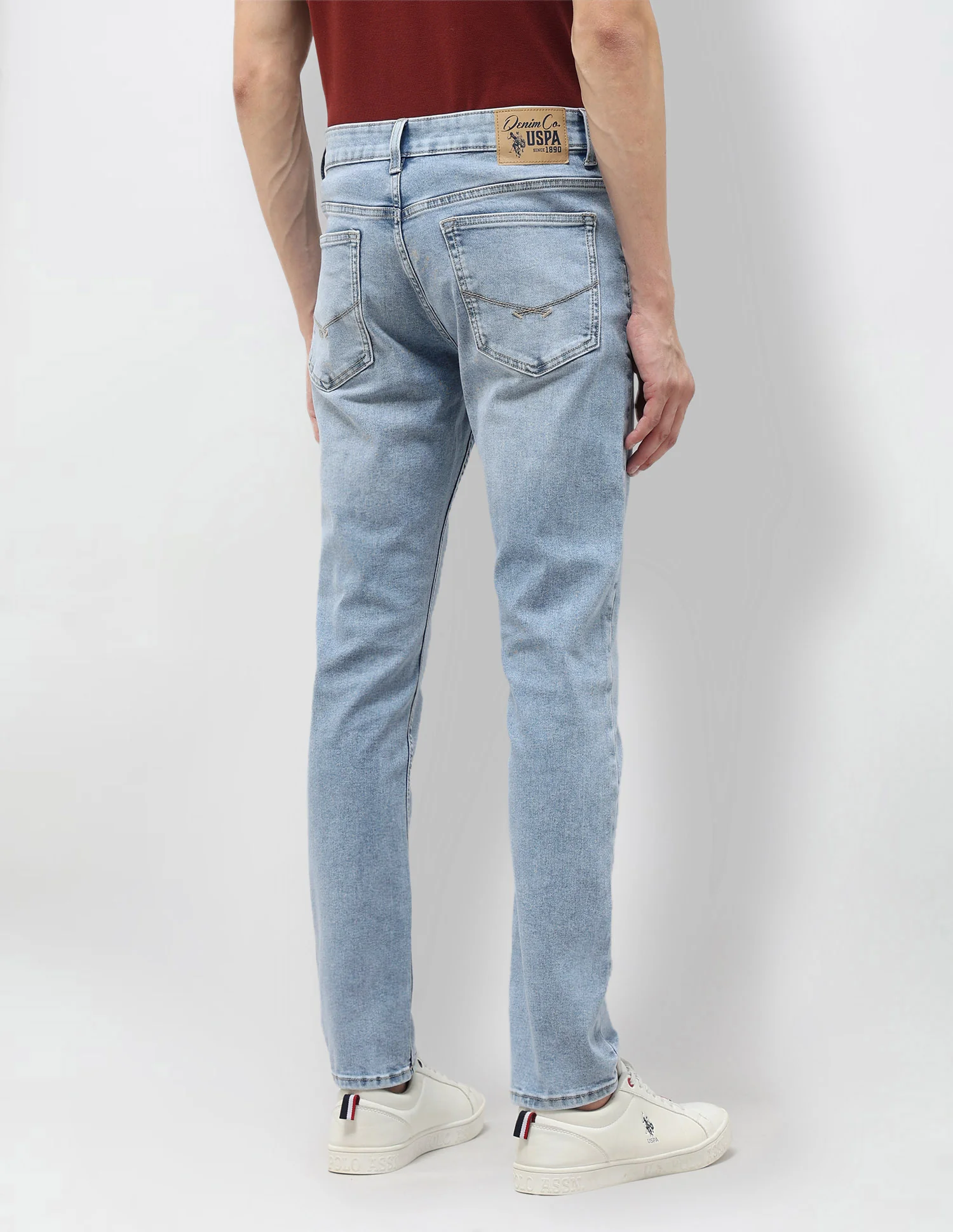 Brandon Slim Tapered Fit Blue Jeans - Image 5