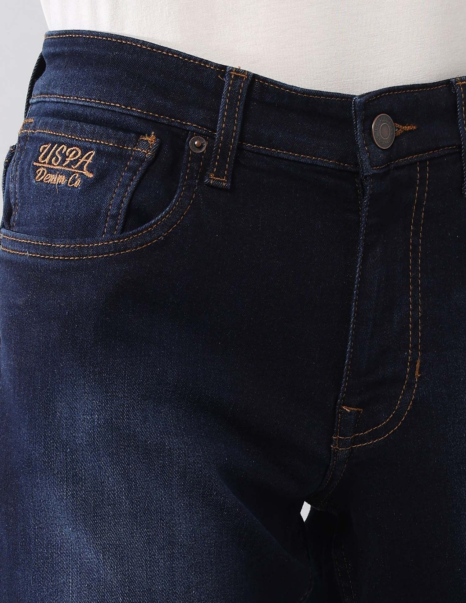 Brandon Slim Tapered Fit Blue Jeans - Image 7