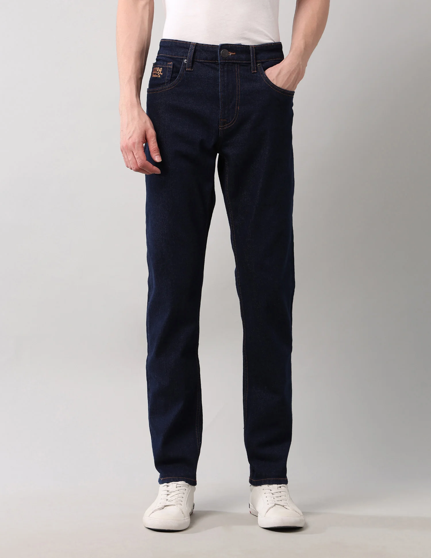Brandon Slim Tapered Fit Blue Jeans - Image 6