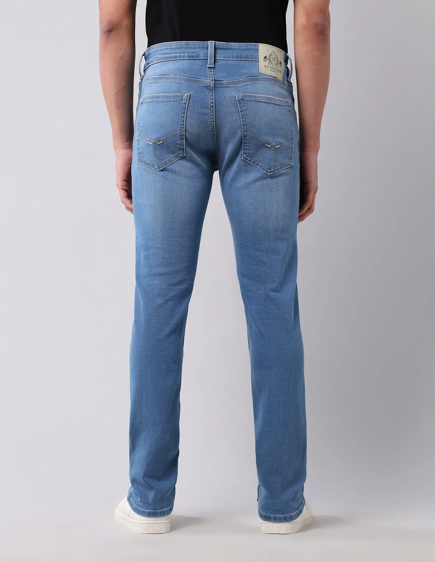 Brandon Slim Tapered Fit Blue Jeans - Image 5