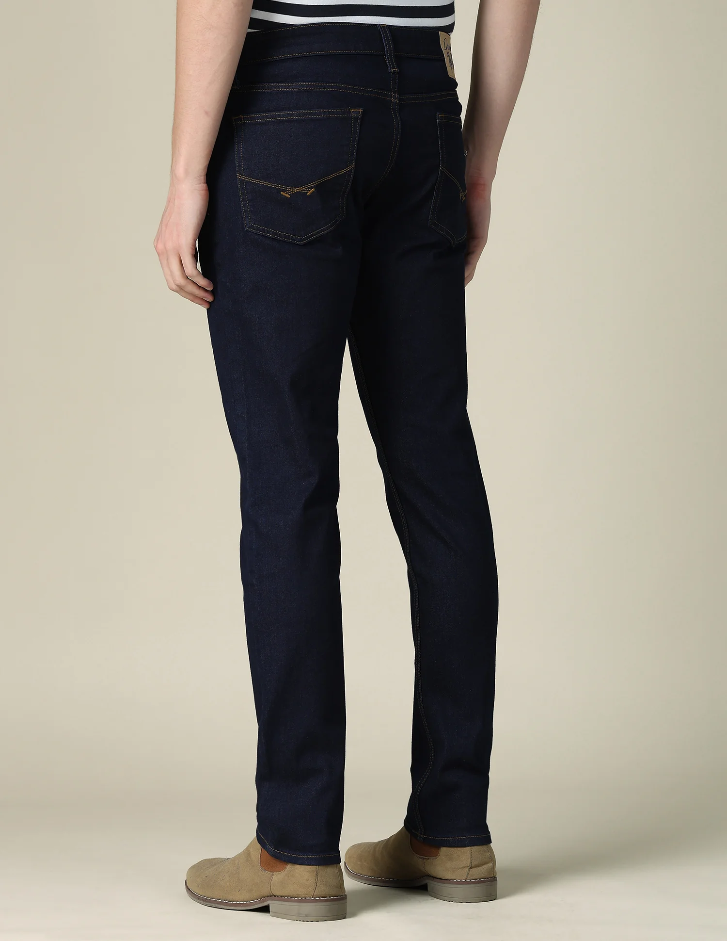 Brandon Slim Tapered Fit Blue Jeans - Image 5
