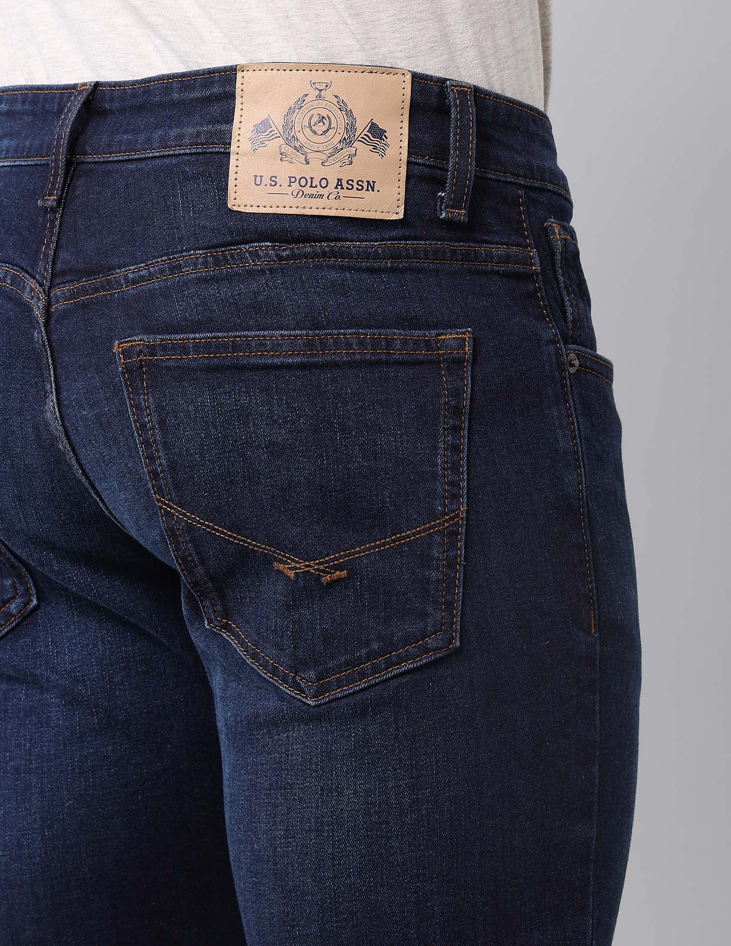 Brandon Slim Tapered Fit Blue Jeans - Image 8