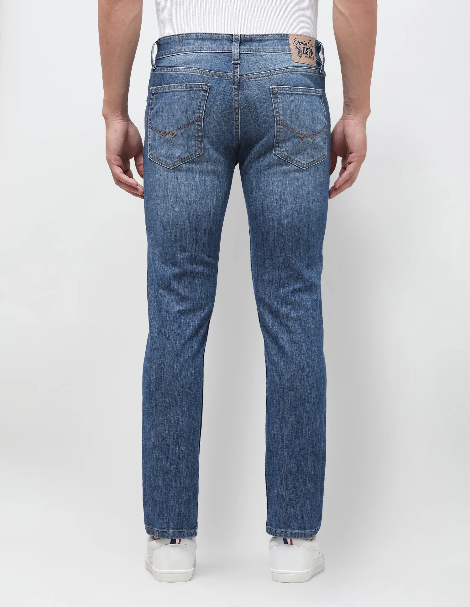 Brandon Slim Tapered Fit Blue Jeans - Image 5