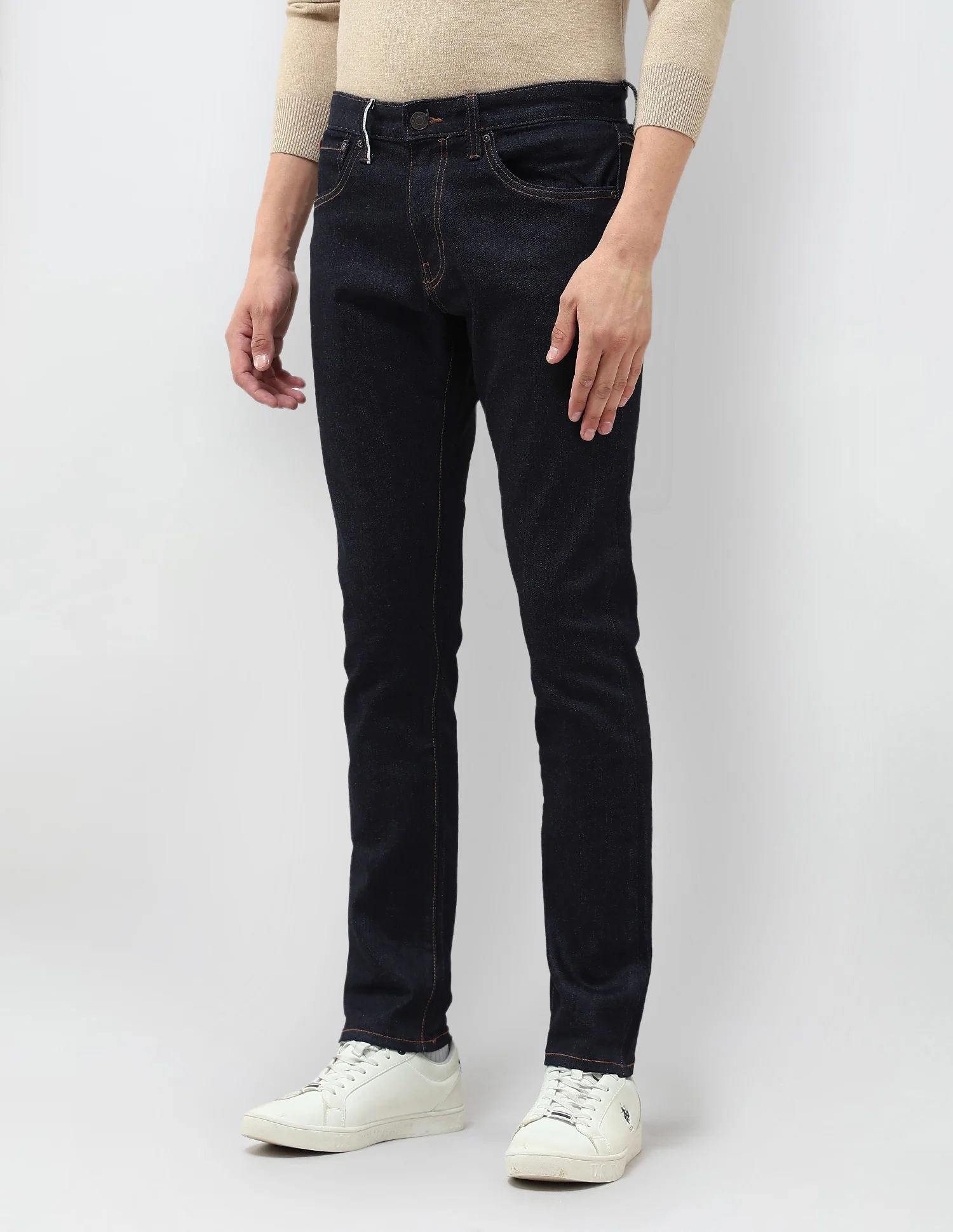 Brandon Slim Tapered Fit Blue Jeans - Image 4