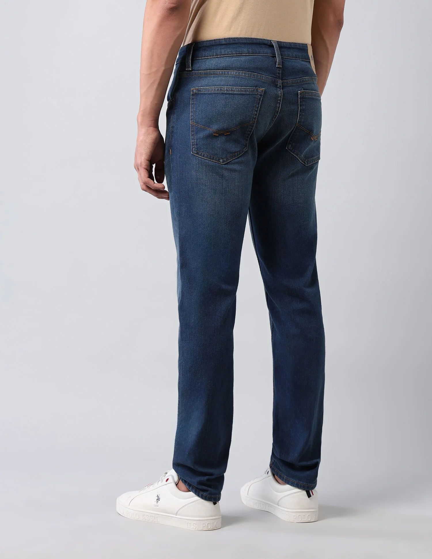 Brandon Slim Tapered Fit Blue Jeans - Image 5