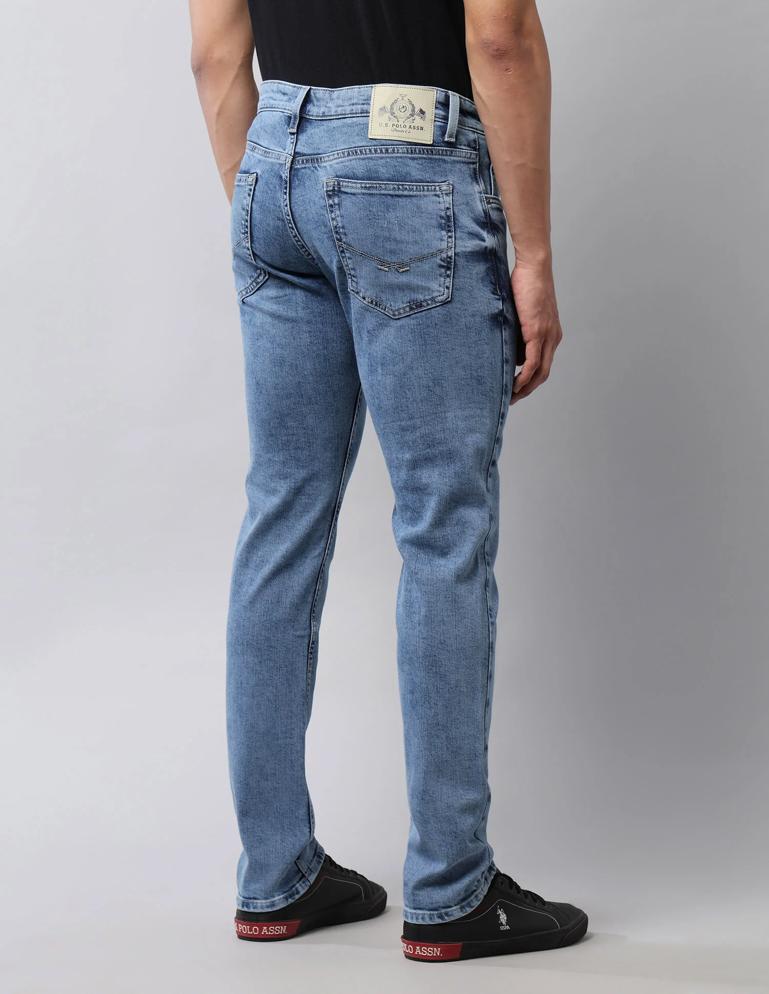 Brandon Slim Tapered Fit Blue Jeans - Image 5