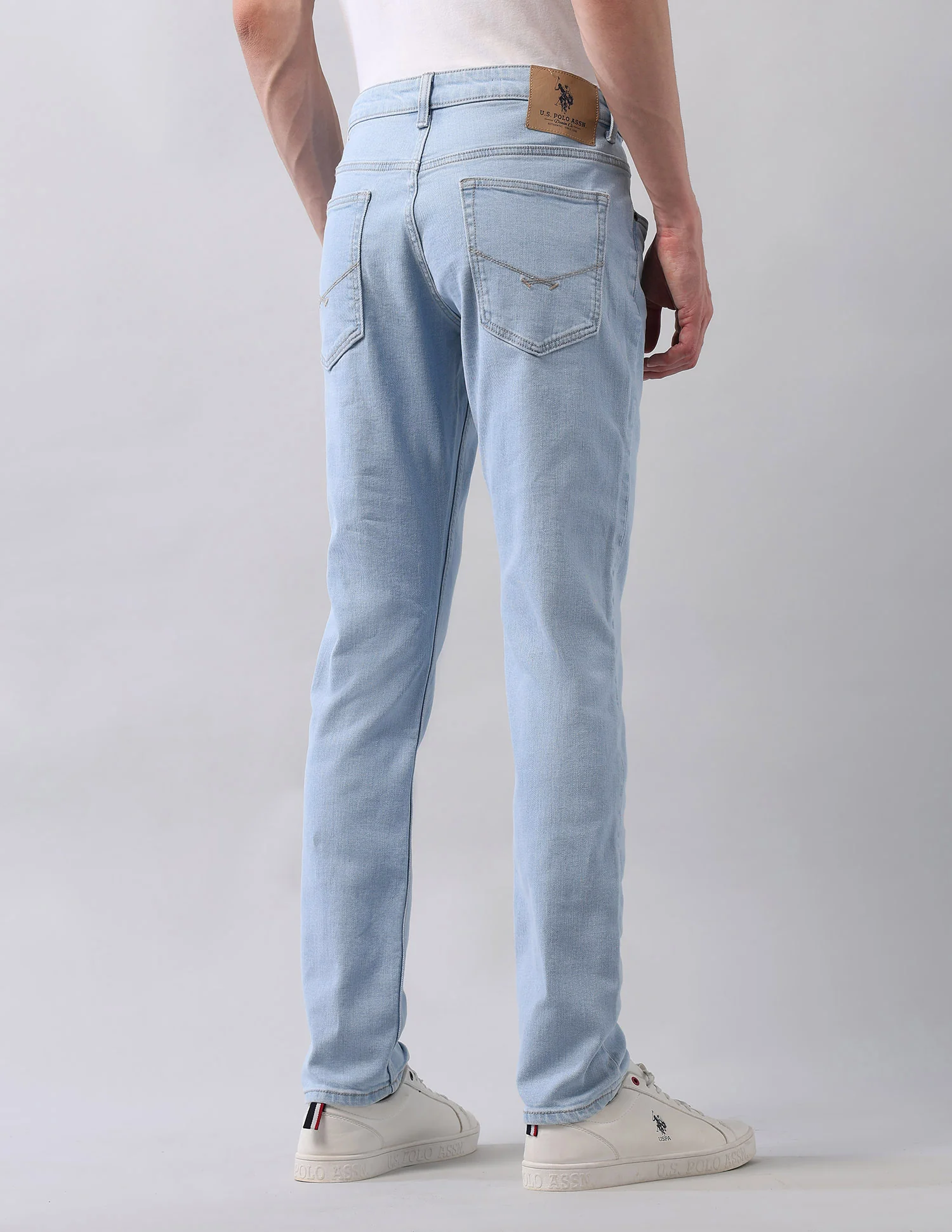 Brandon Slim Tapered Fit Blue Jeans - Image 5