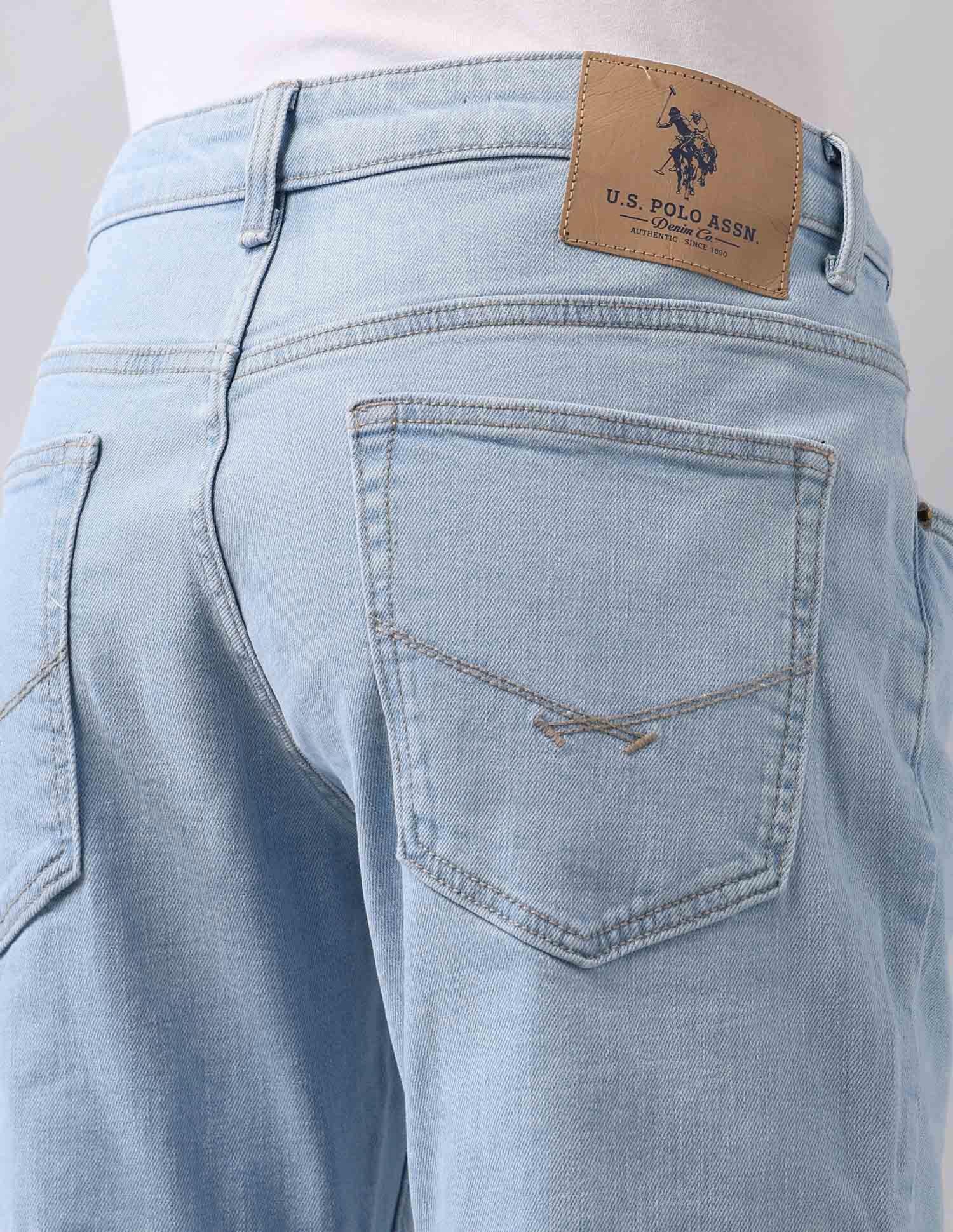 Brandon Slim Tapered Fit Blue Jeans - Image 8