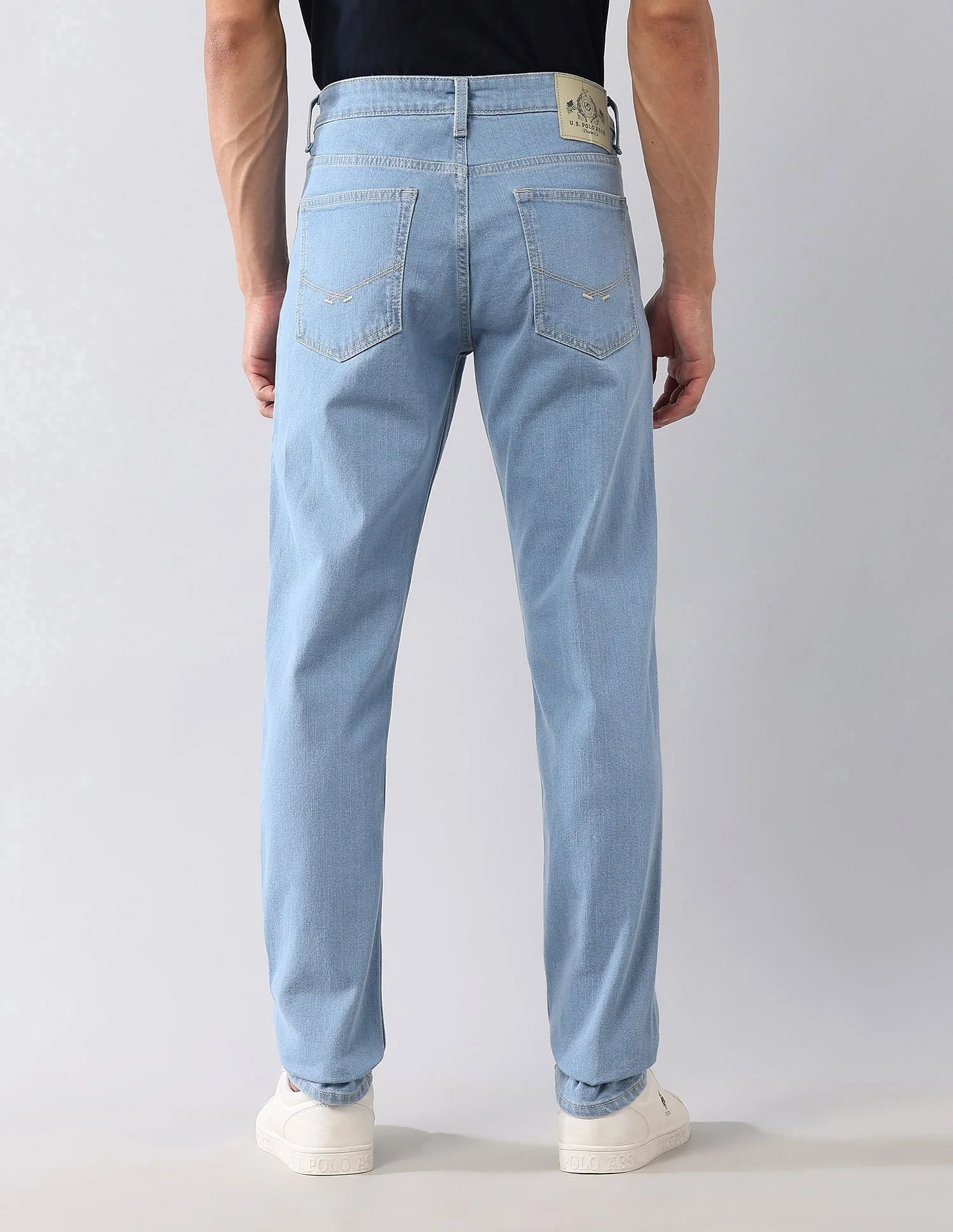 Brandon Slim Tapered Fit Blue Jeans - Image 5