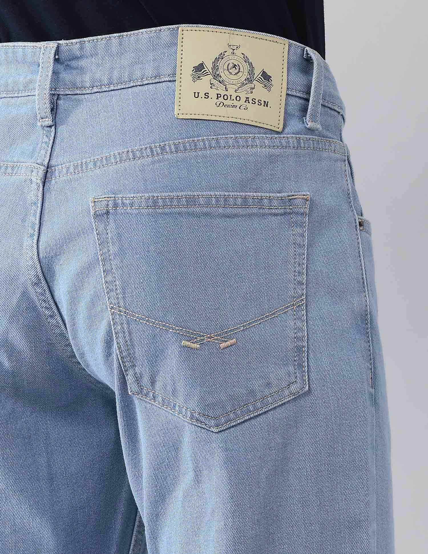 Brandon Slim Tapered Fit Blue Jeans - Image 8