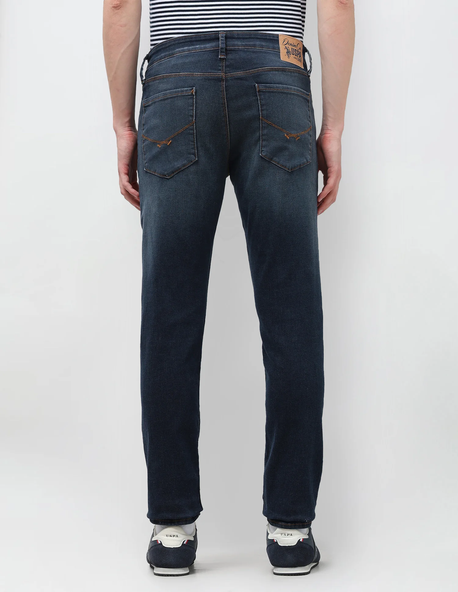 Brandon Slim Tapered Fit Blue Jeans - Image 5