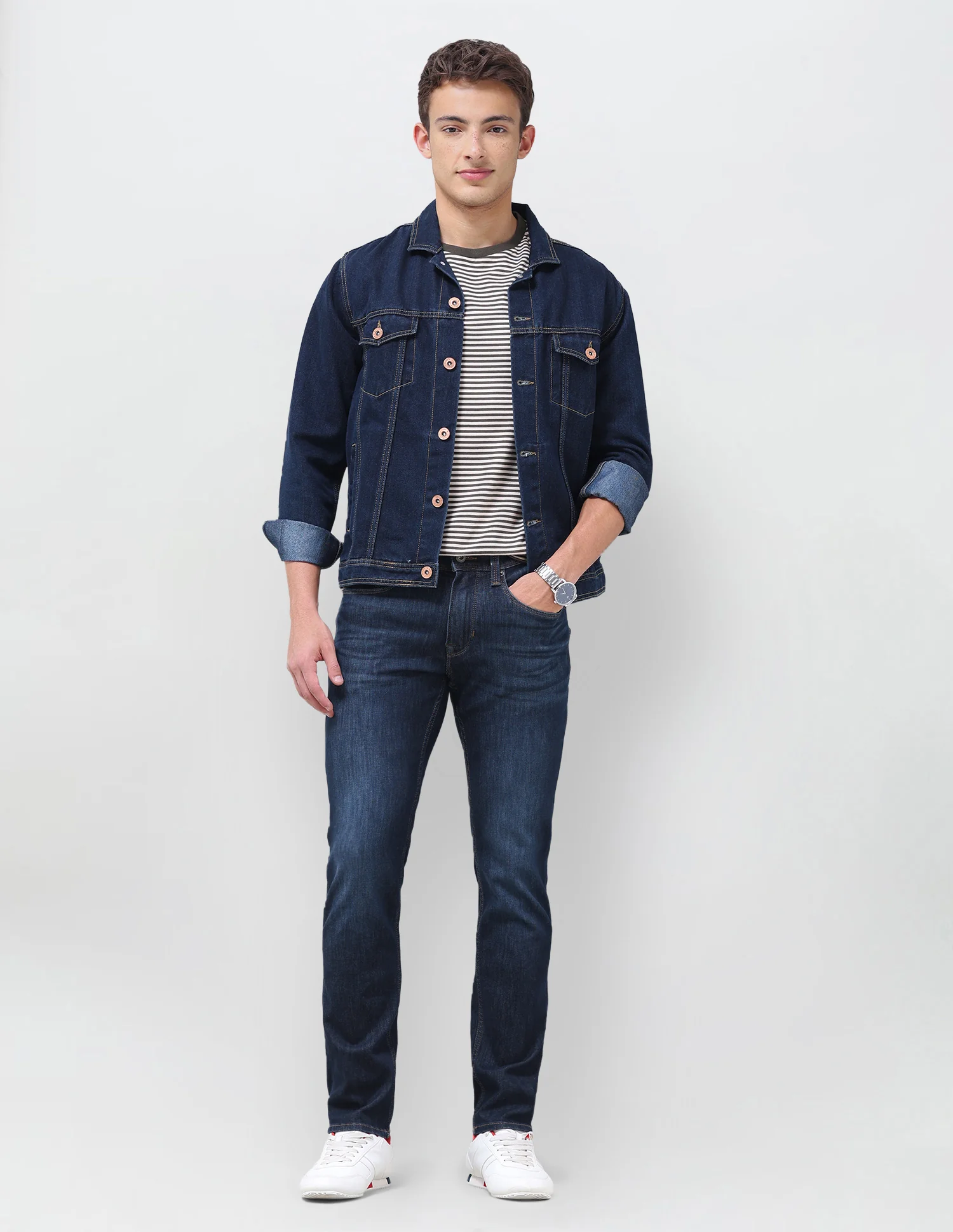 Brandon Slim-Tapered Fit Blue Jeans - Image 3