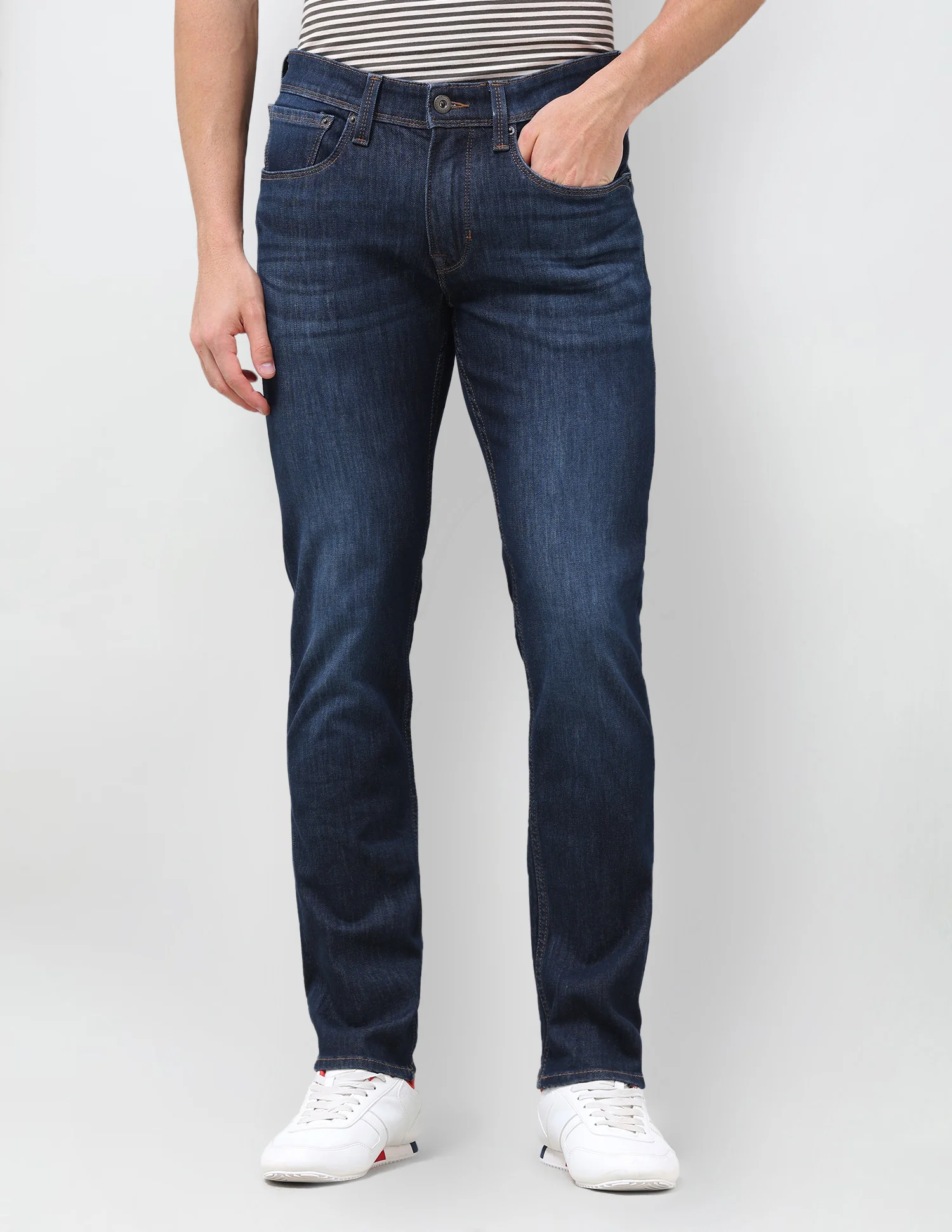 Brandon Slim-Tapered Fit Blue Jeans - Image 6