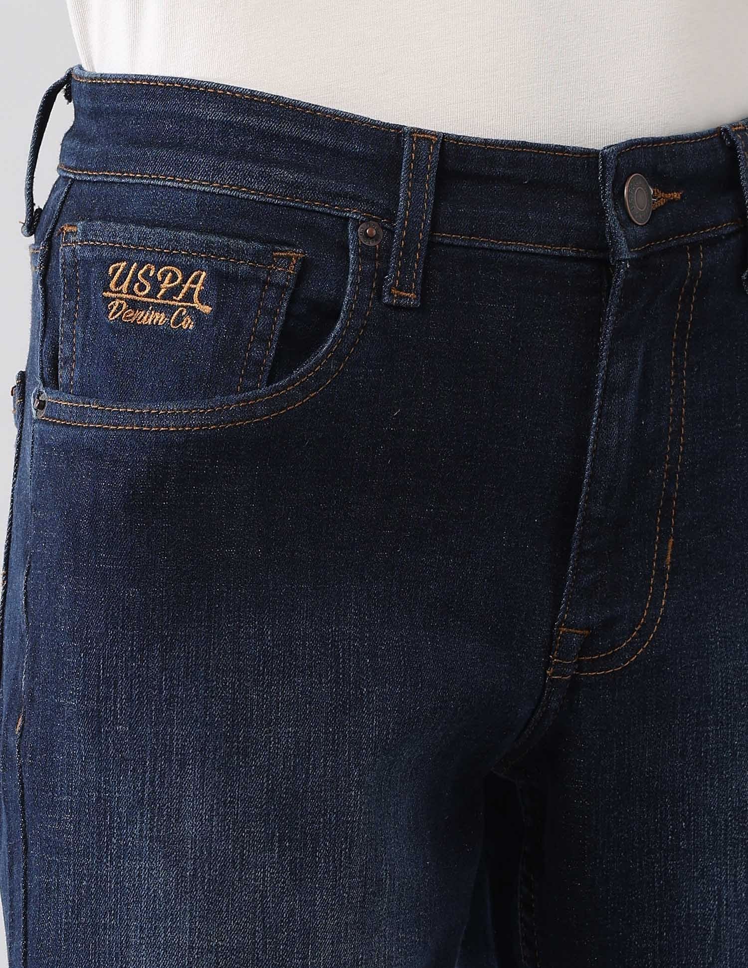 Brandon Slim Tapered Fit Blue Jeans - Image 7