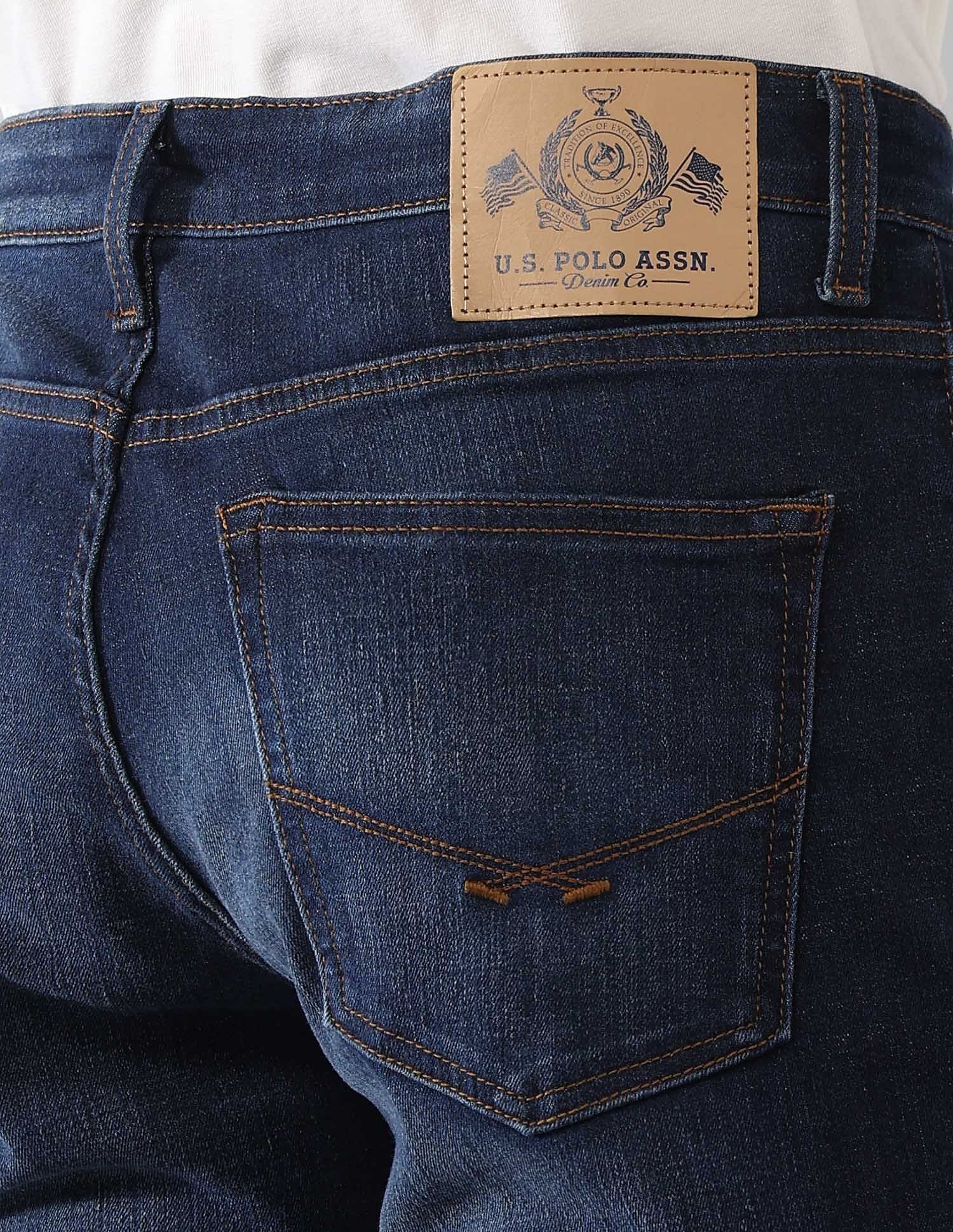 Brandon Slim Tapered Fit Blue Jeans - Image 8