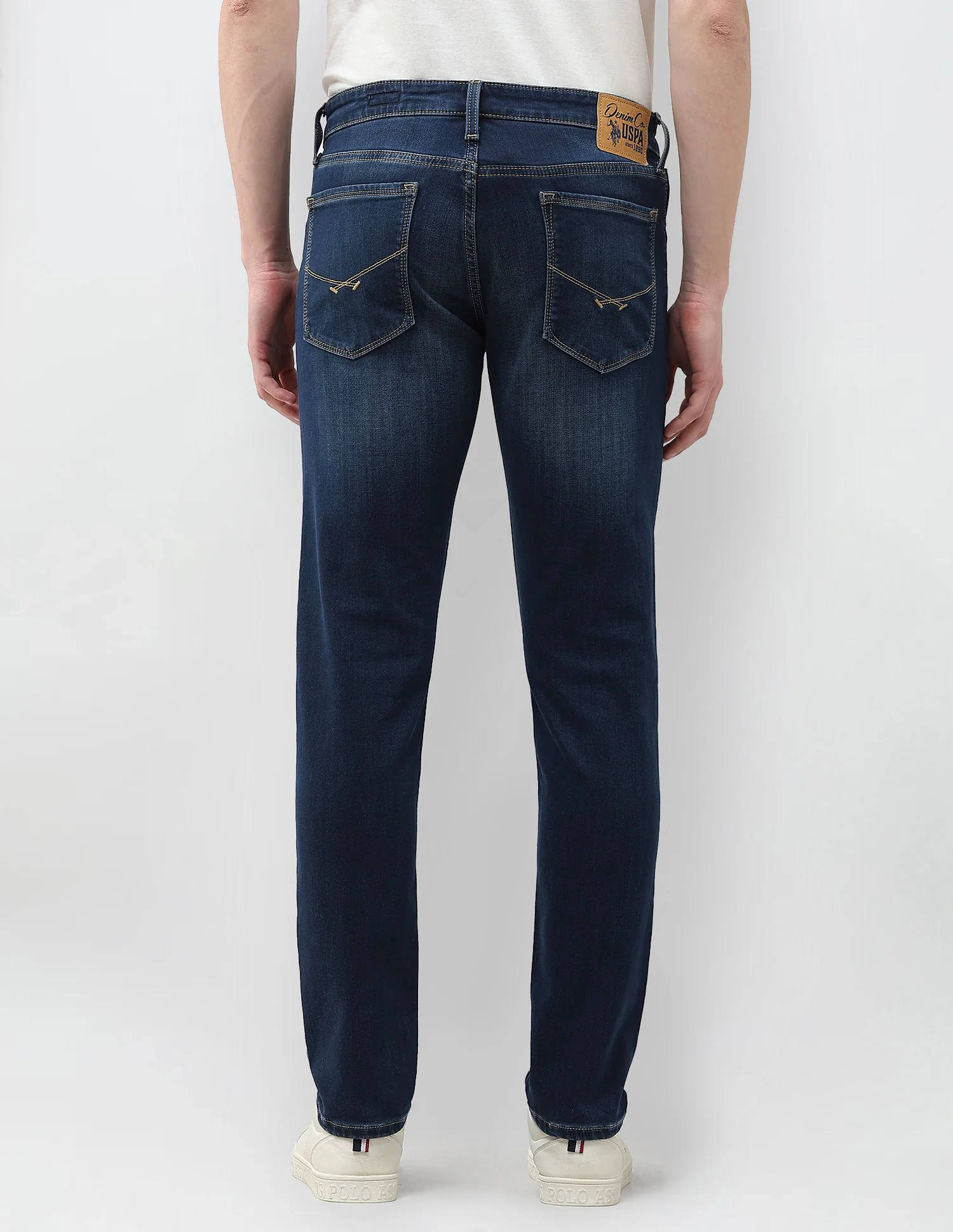 Brandon Slim Tapered Fit Blue Jeans - Image 5