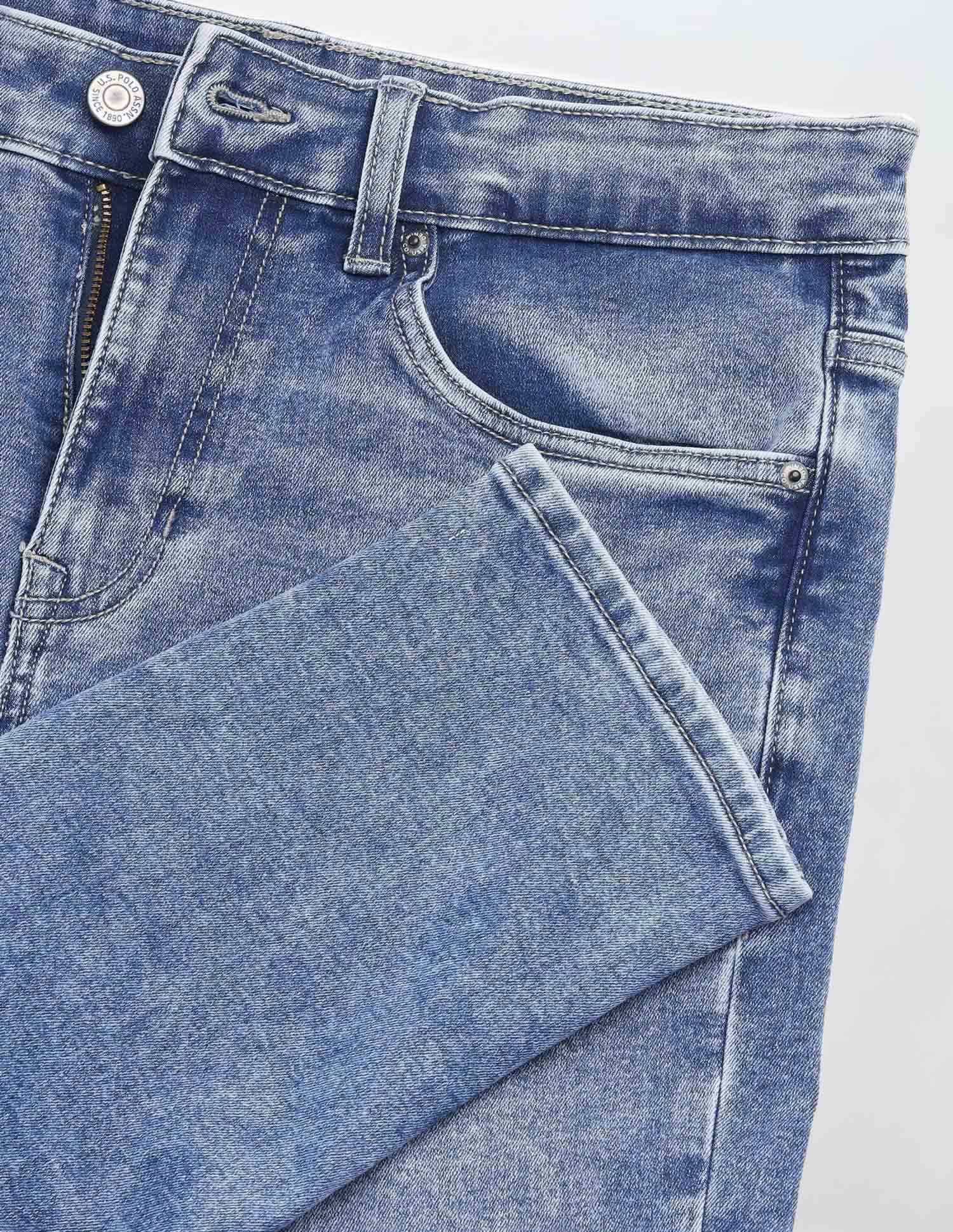 Brandon Slim Tapered Fit Blue Jeans - Image 2