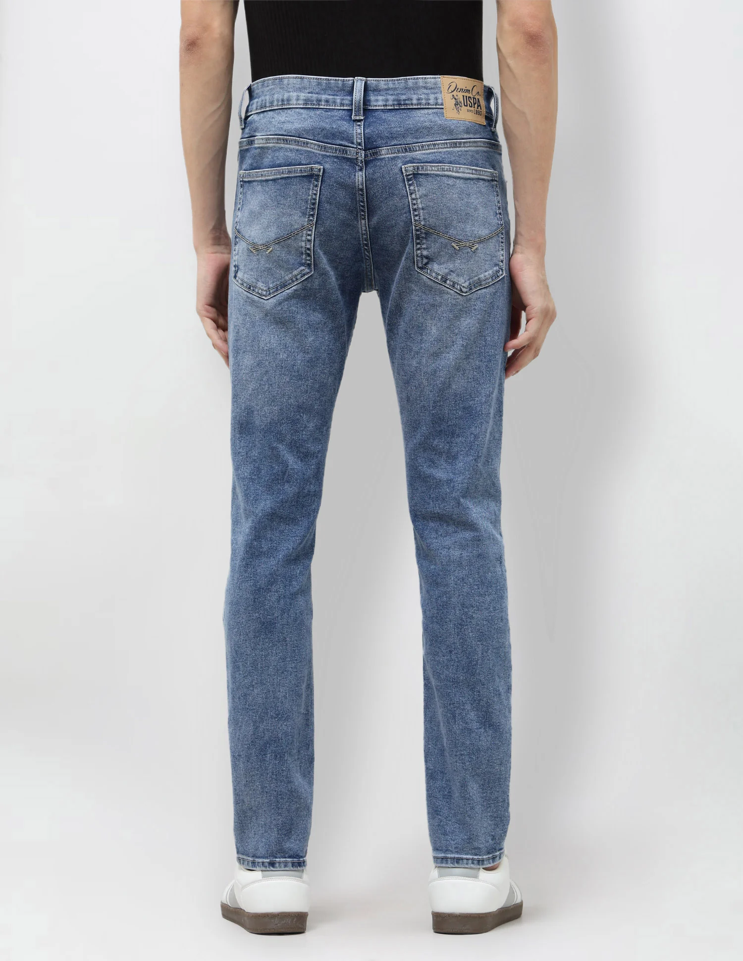 Brandon Slim Tapered Fit Blue Jeans - Image 5