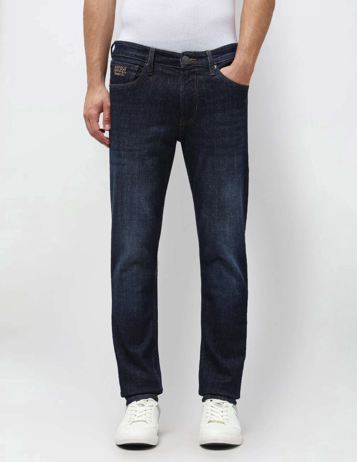 Brandon Slim Tapered Fit Blue Jeans - Image 6