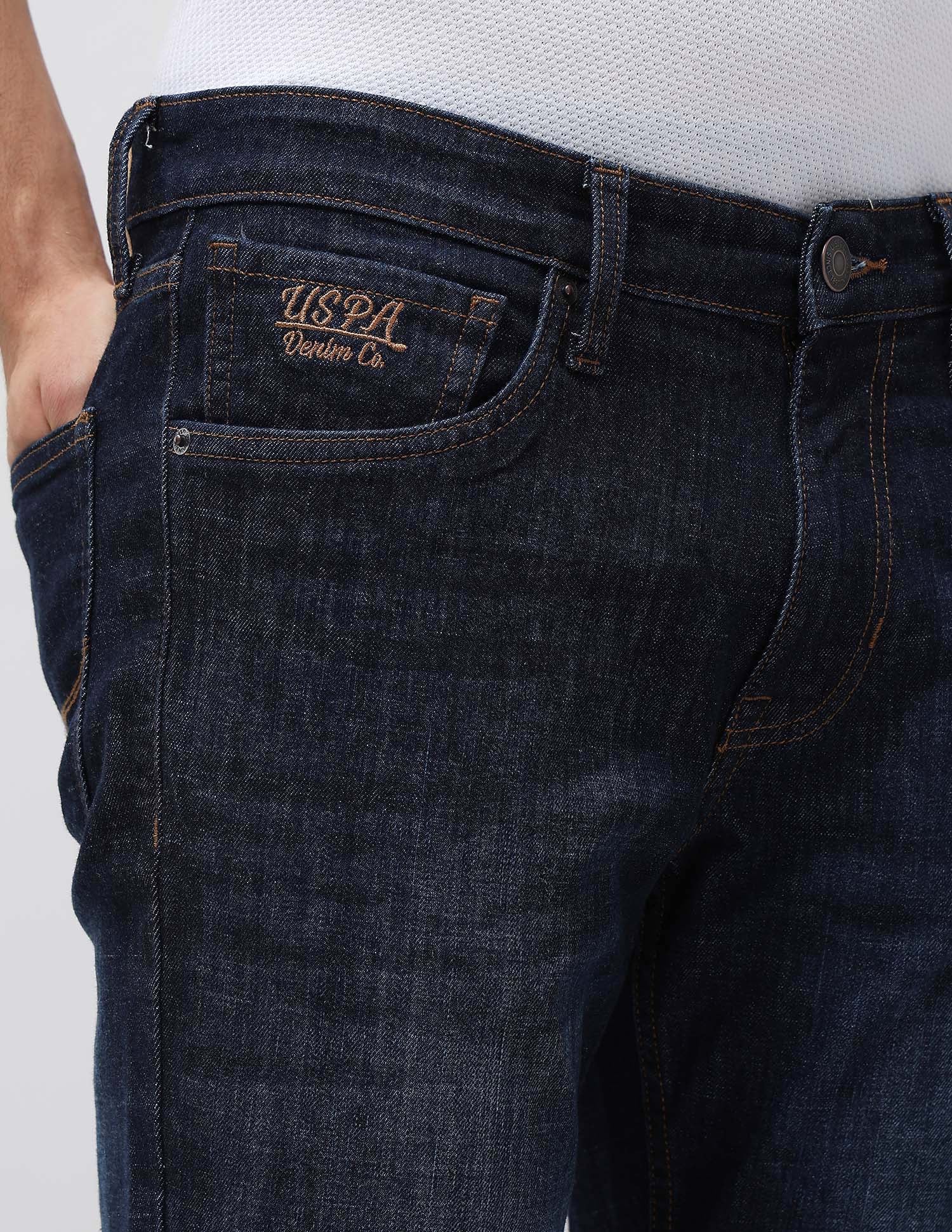 Brandon Slim Tapered Fit Blue Jeans - Image 7