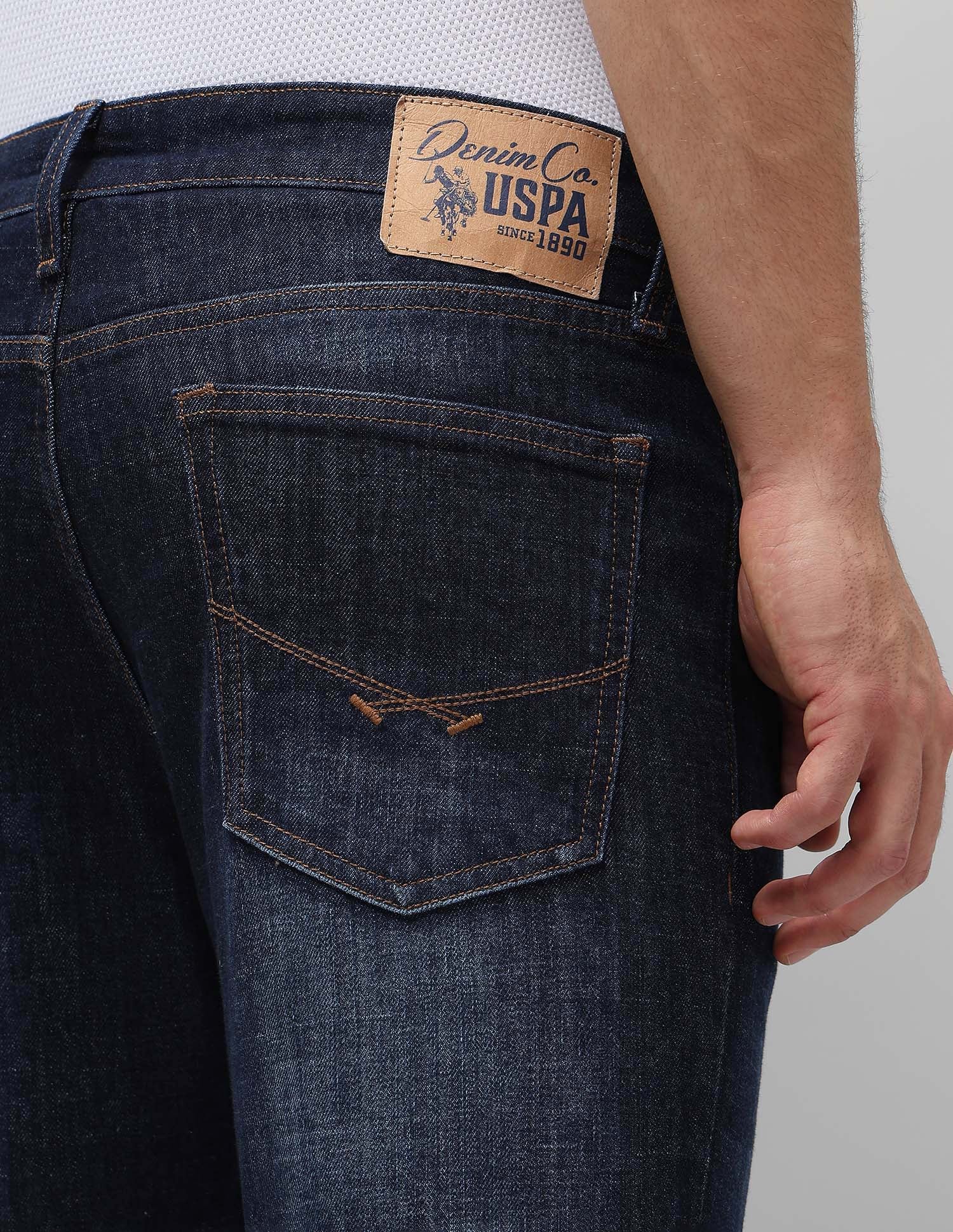 Brandon Slim Tapered Fit Blue Jeans - Image 8