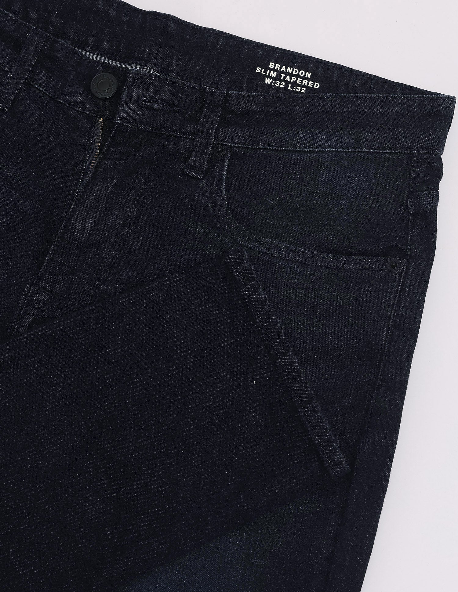Brandon Slim Tapered Fit Blue Jeans - Image 2
