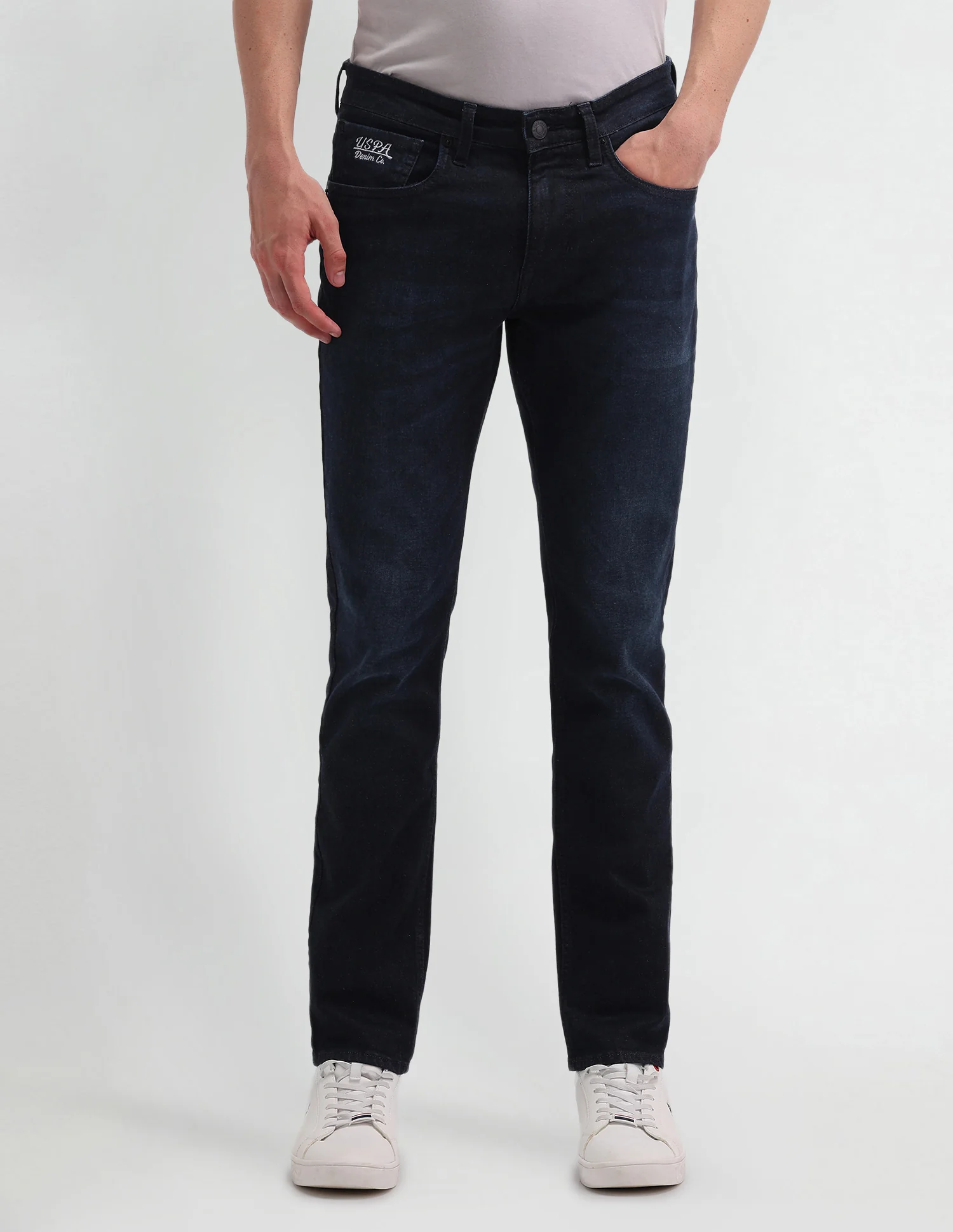 Brandon Slim Tapered Fit Blue Jeans - Image 6