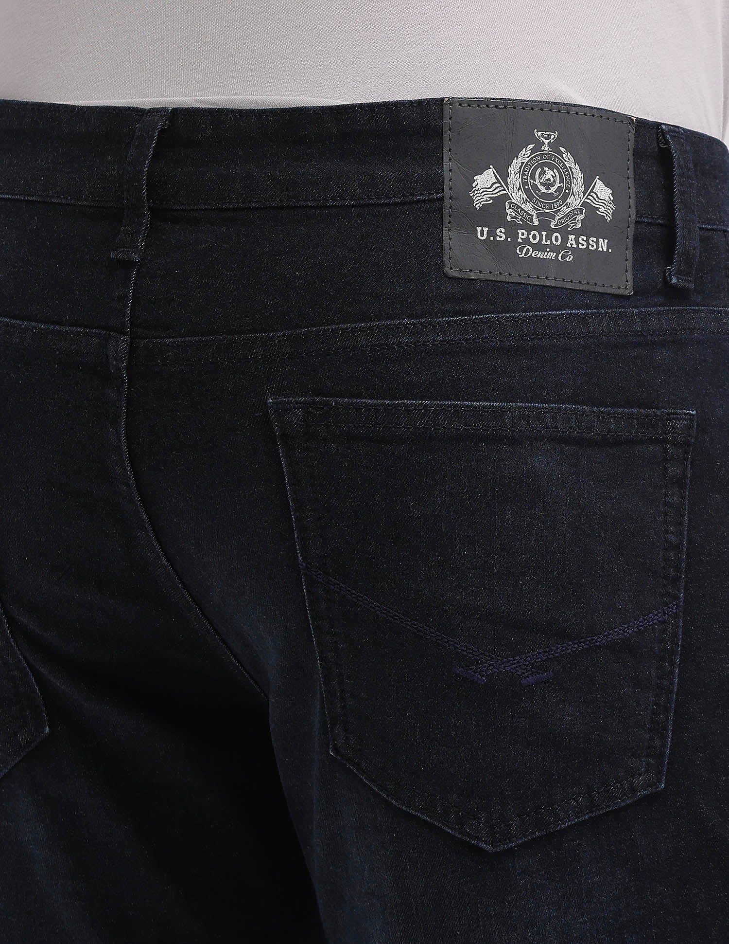 Brandon Slim Tapered Fit Blue Jeans - Image 8